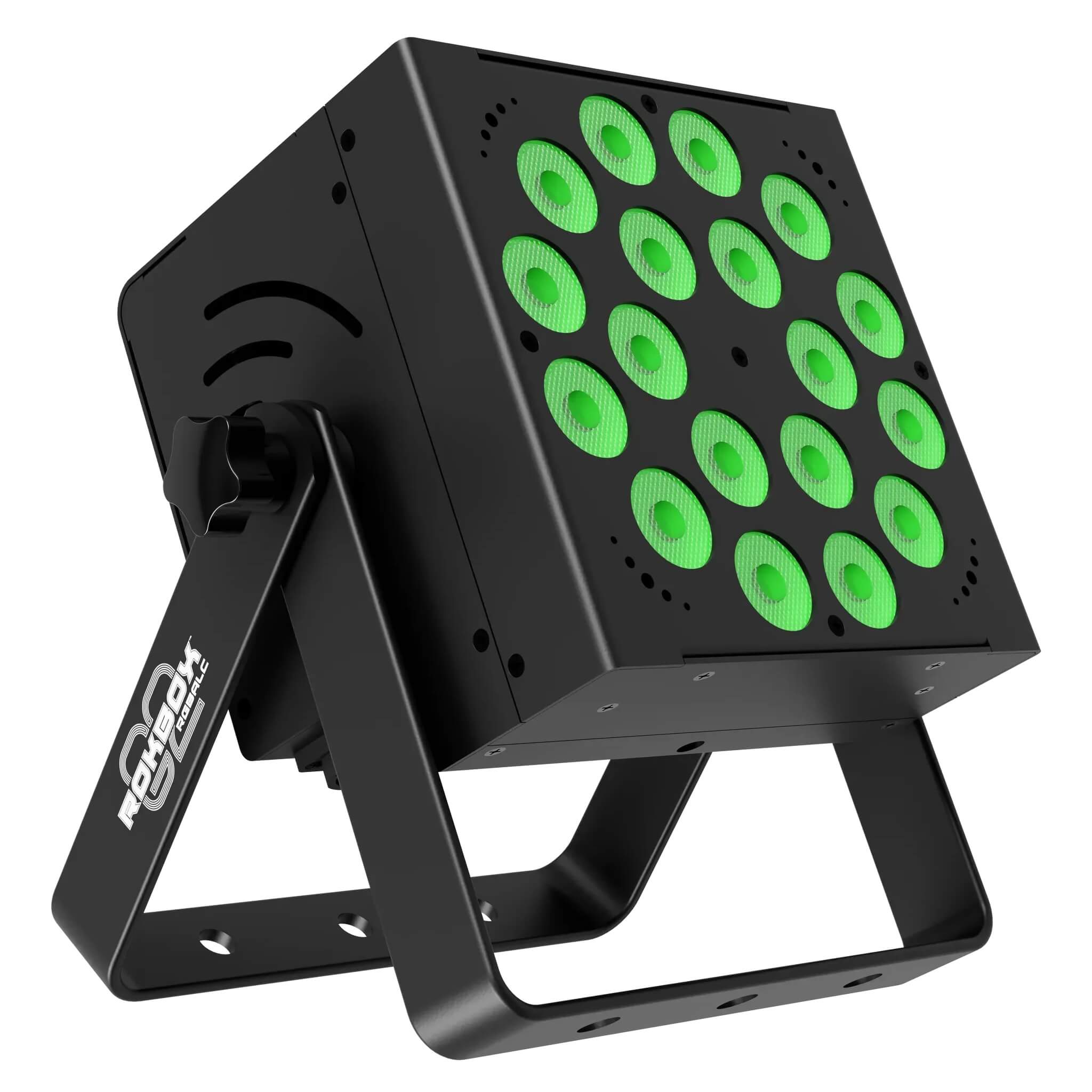 Blizzard Lighting RokBox G2 RGBALC - 18x 15W LED Par Wash Light, green