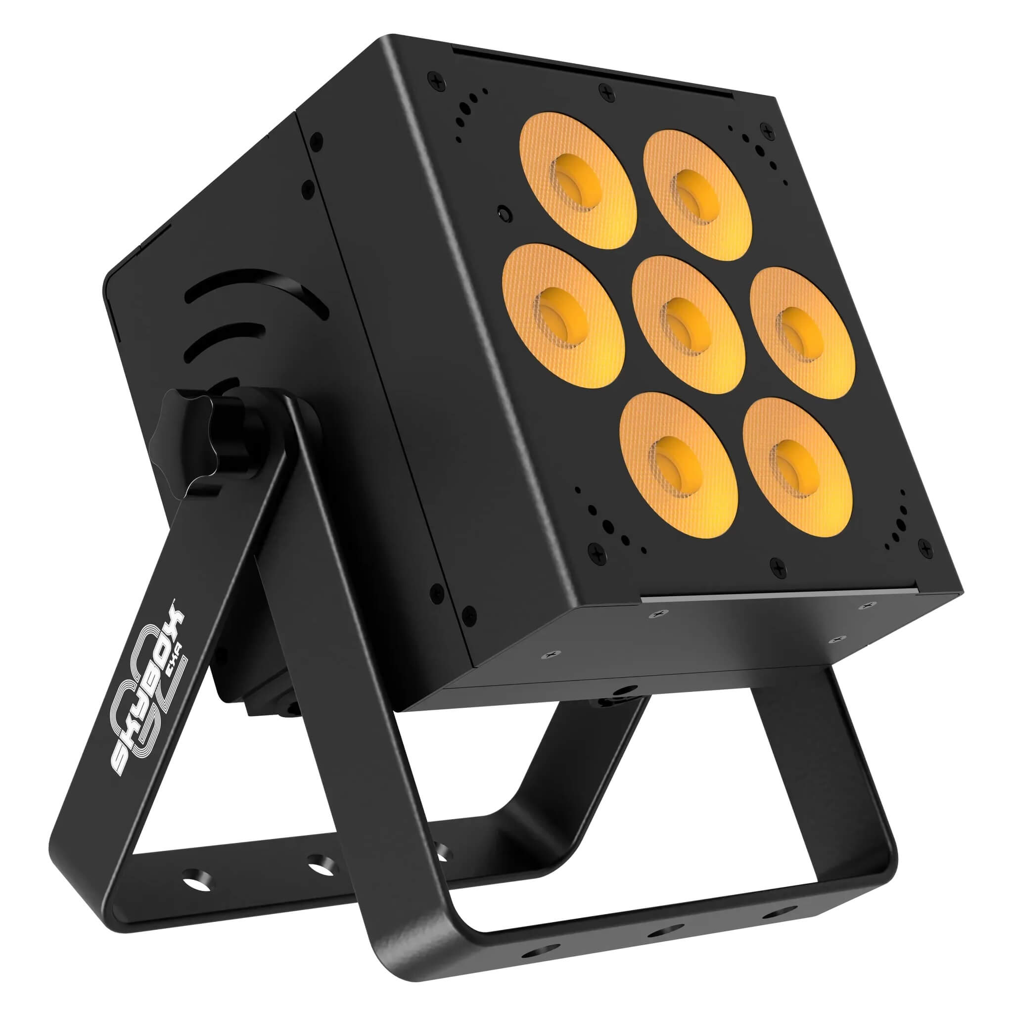 Blizzard Lighting SkyBox G2 EXA - 7x 15W LED Par with Li-Ion Battery, amber