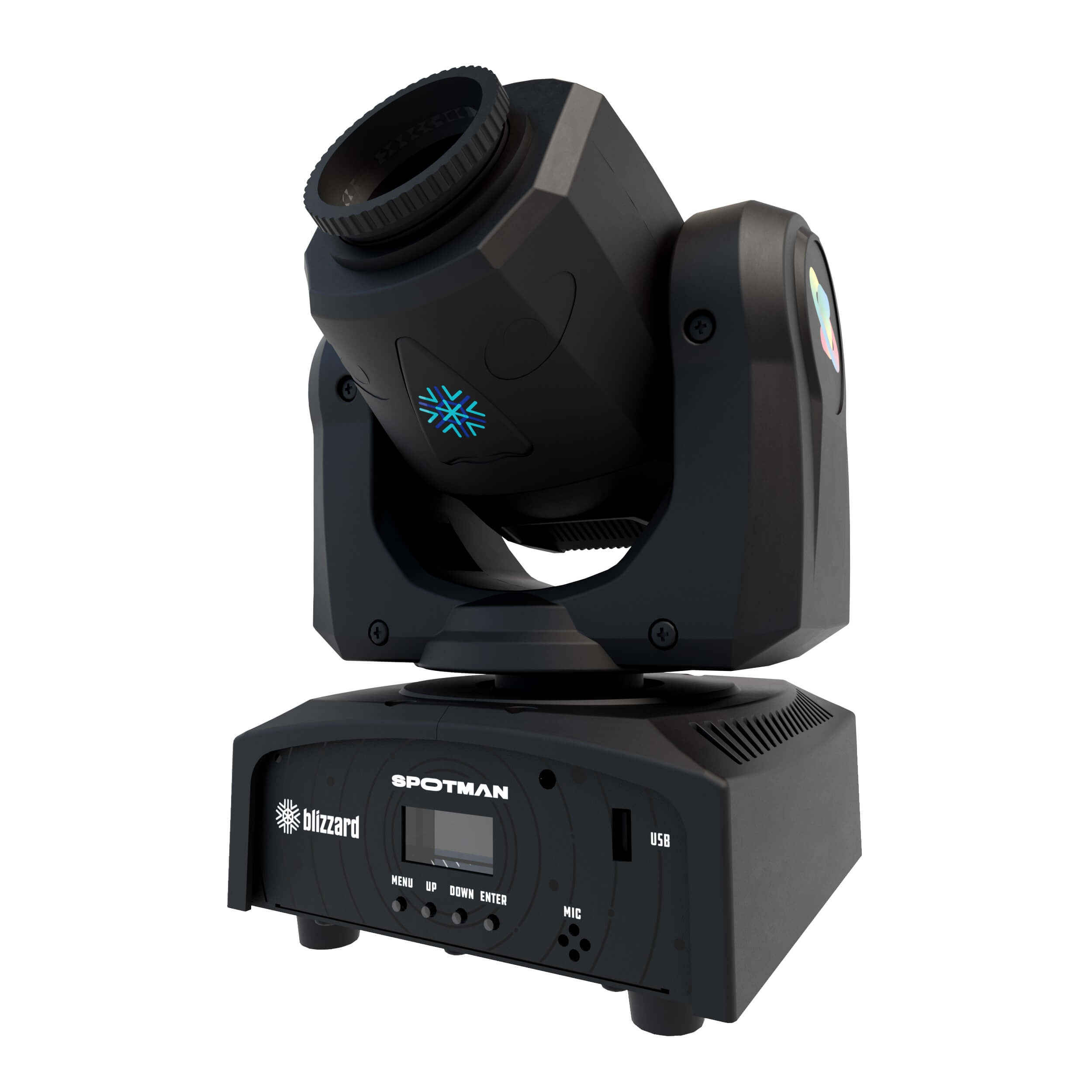 Blizzard Lighting SPOTMAN - 30W LED Mini Moving Head Spot Fixture