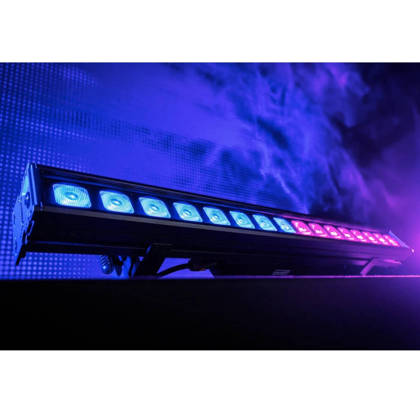Blizzard Lighting STICKnado Hammerhead - RGBL Wash and Pixel FX, IP65 batten fixture on stage