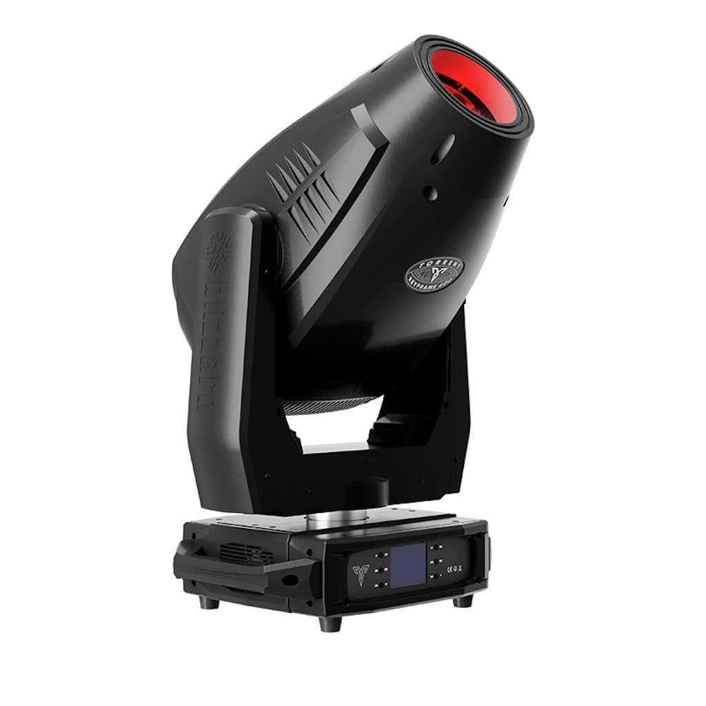 Blizzard Lighting Torrent Keyframe 600 - 600W LED Profile Framing Spot, lit red