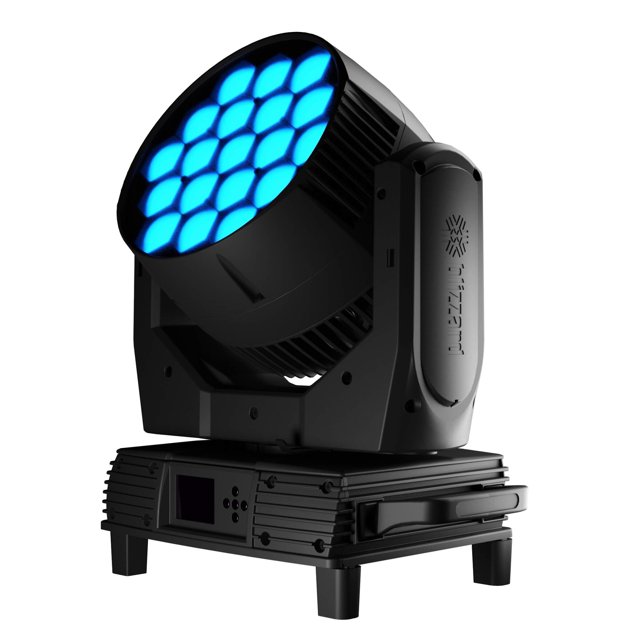 Blizzard Lighting Typhon IP Wash - LED Moving Head Wash Fixture, left
