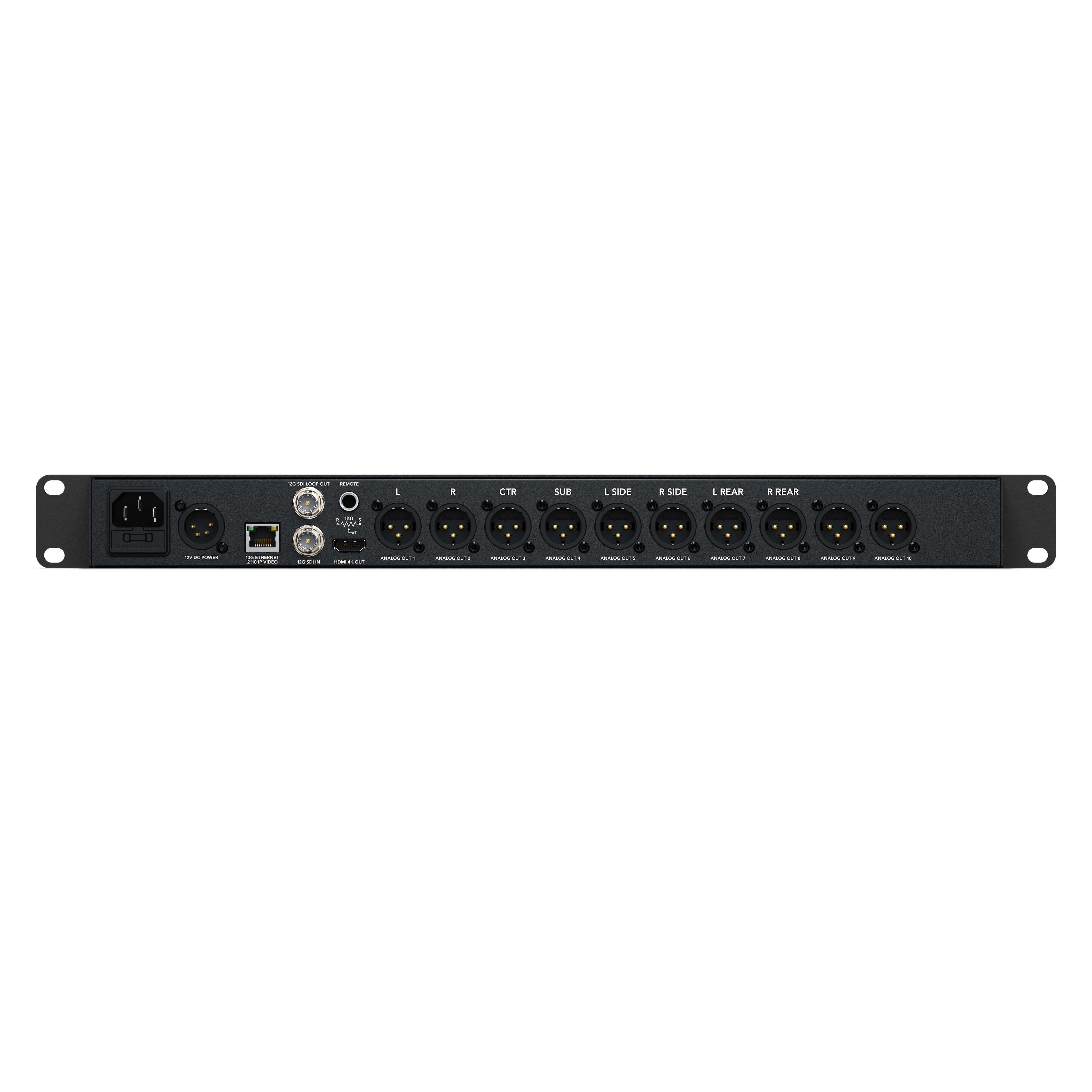 Blackmagic Design 2110 IP SDI to HDMI 12G-10 Converter, rear