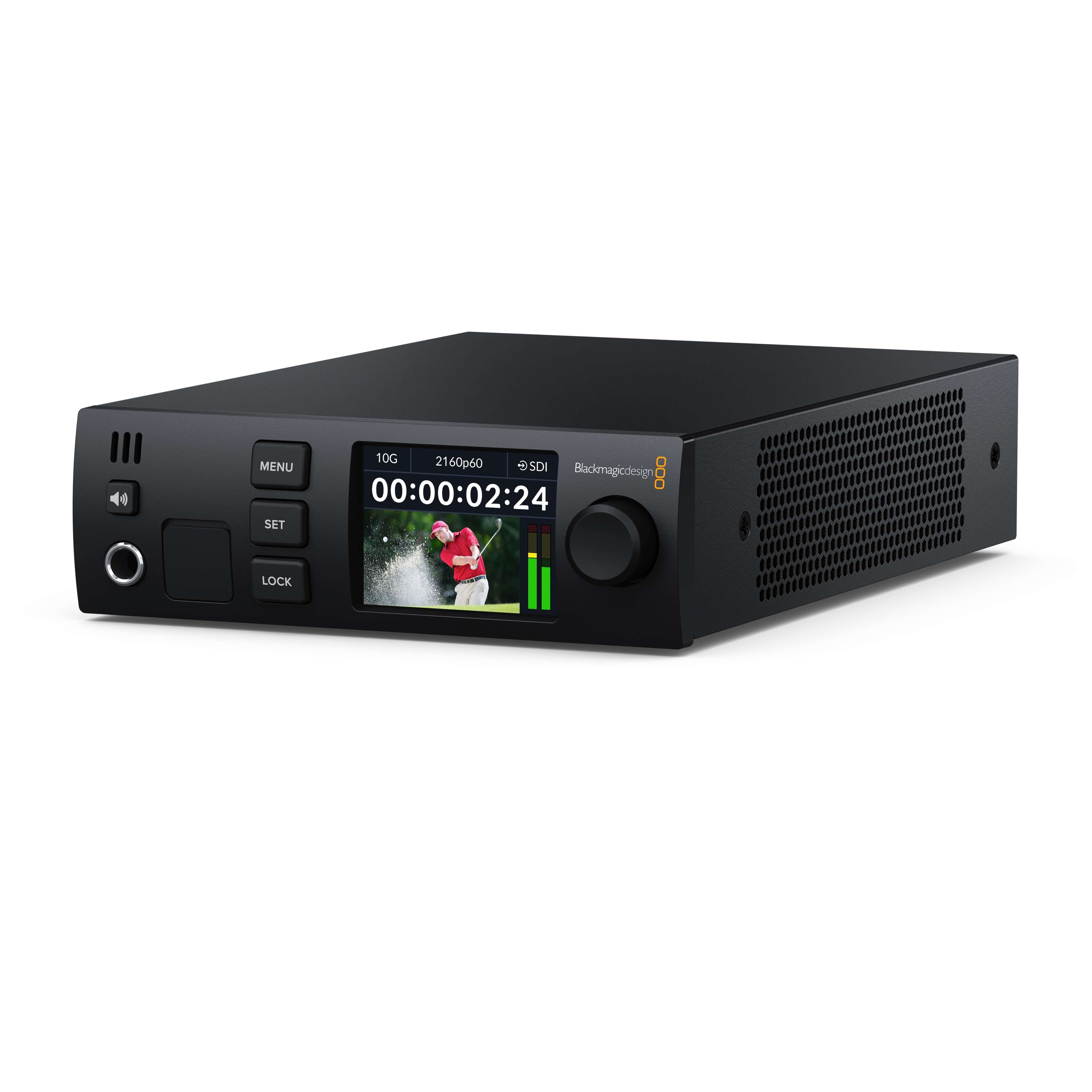 Blackmagic Design 2110 IP SDI to HDMI 12G Converter, angle