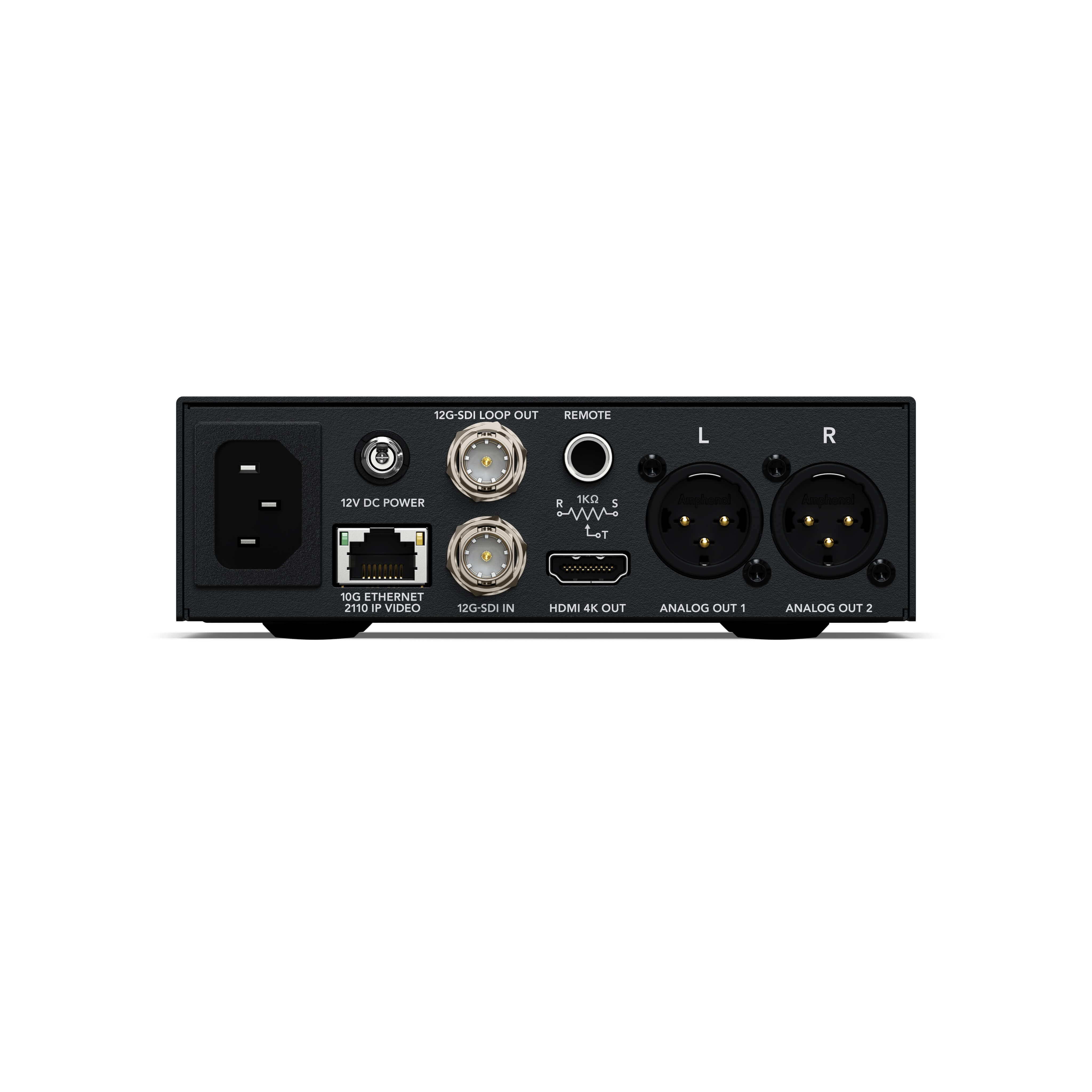 Blackmagic Design 2110 IP SDI to HDMI 12G Converter, rear