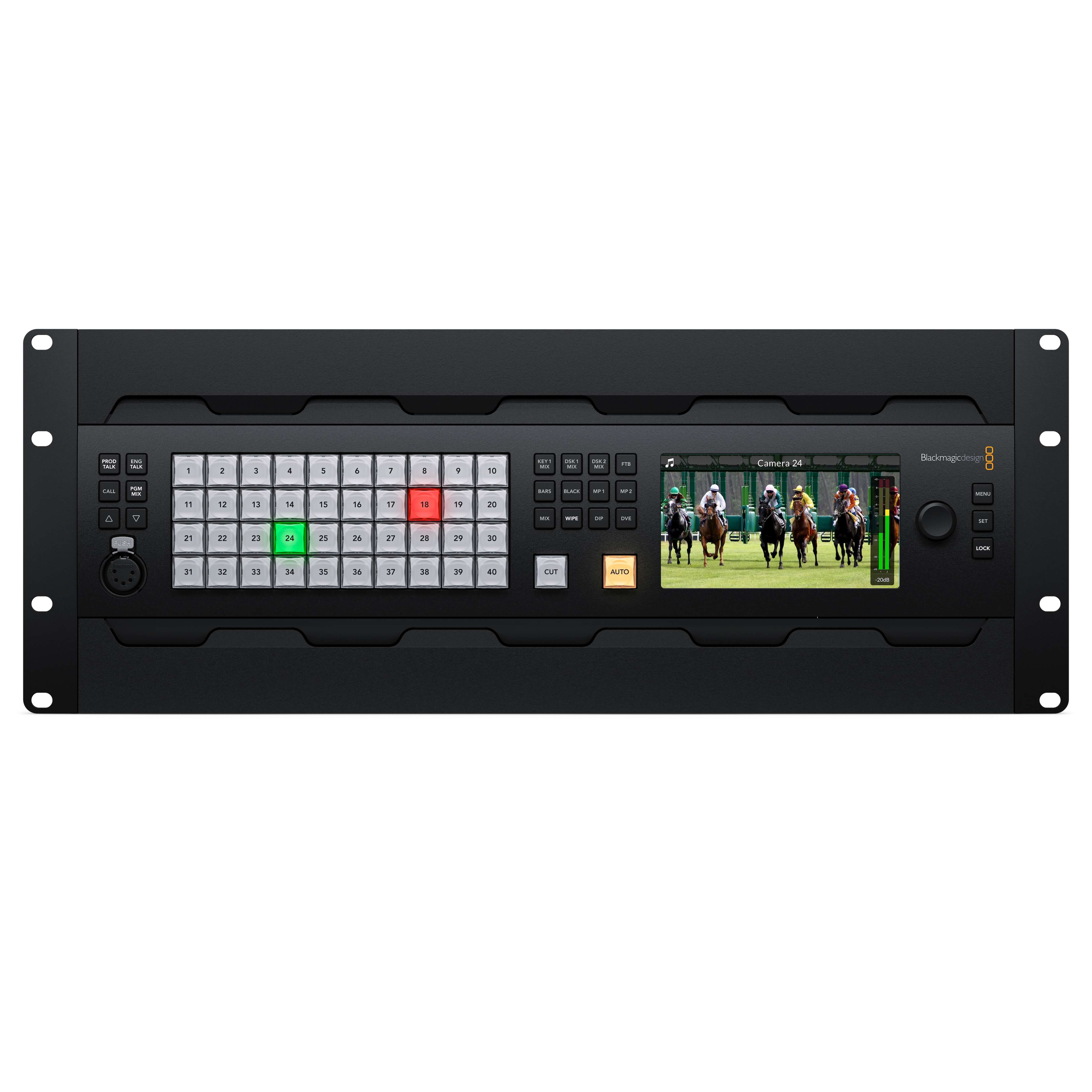 Blackmagic Design ATEM 4 M/E Constellation 4K Plus Production Switcher, front
