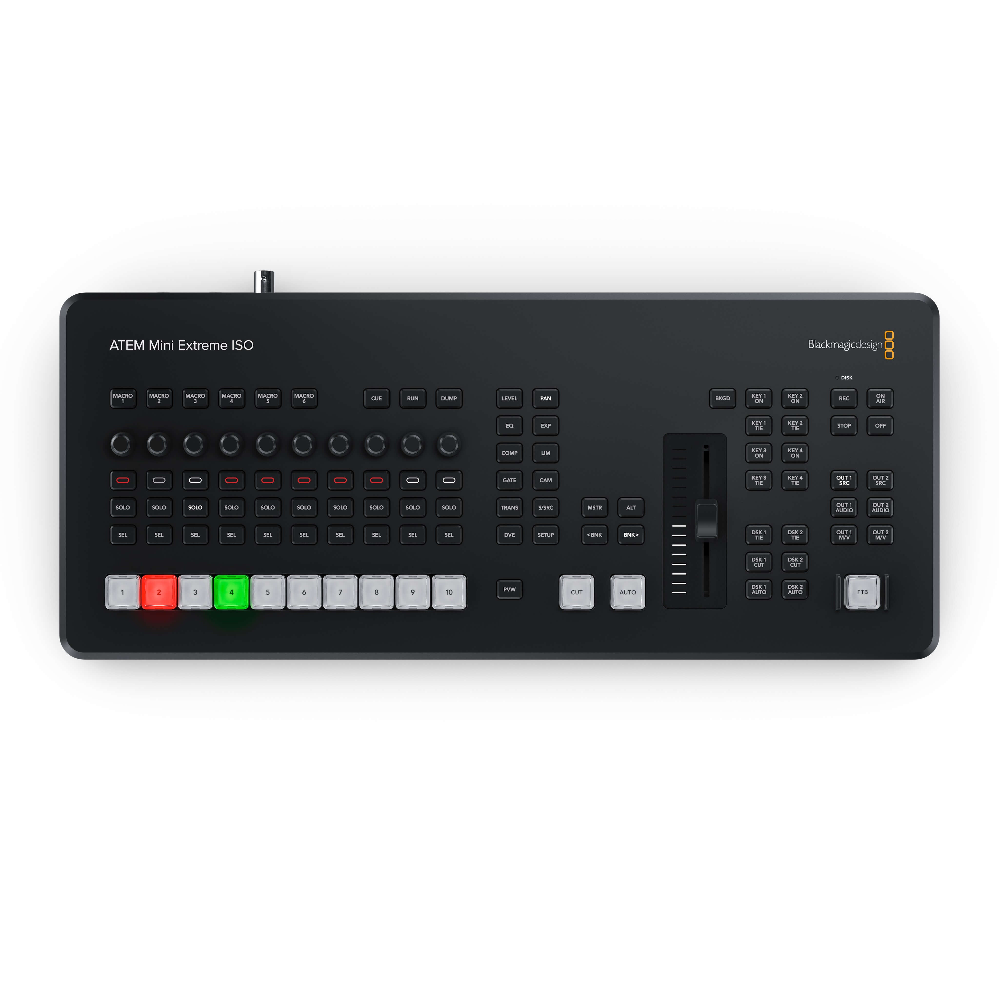 Blackmagic Design ATEM Mini Extreme ISO G2 Live Switcher, top