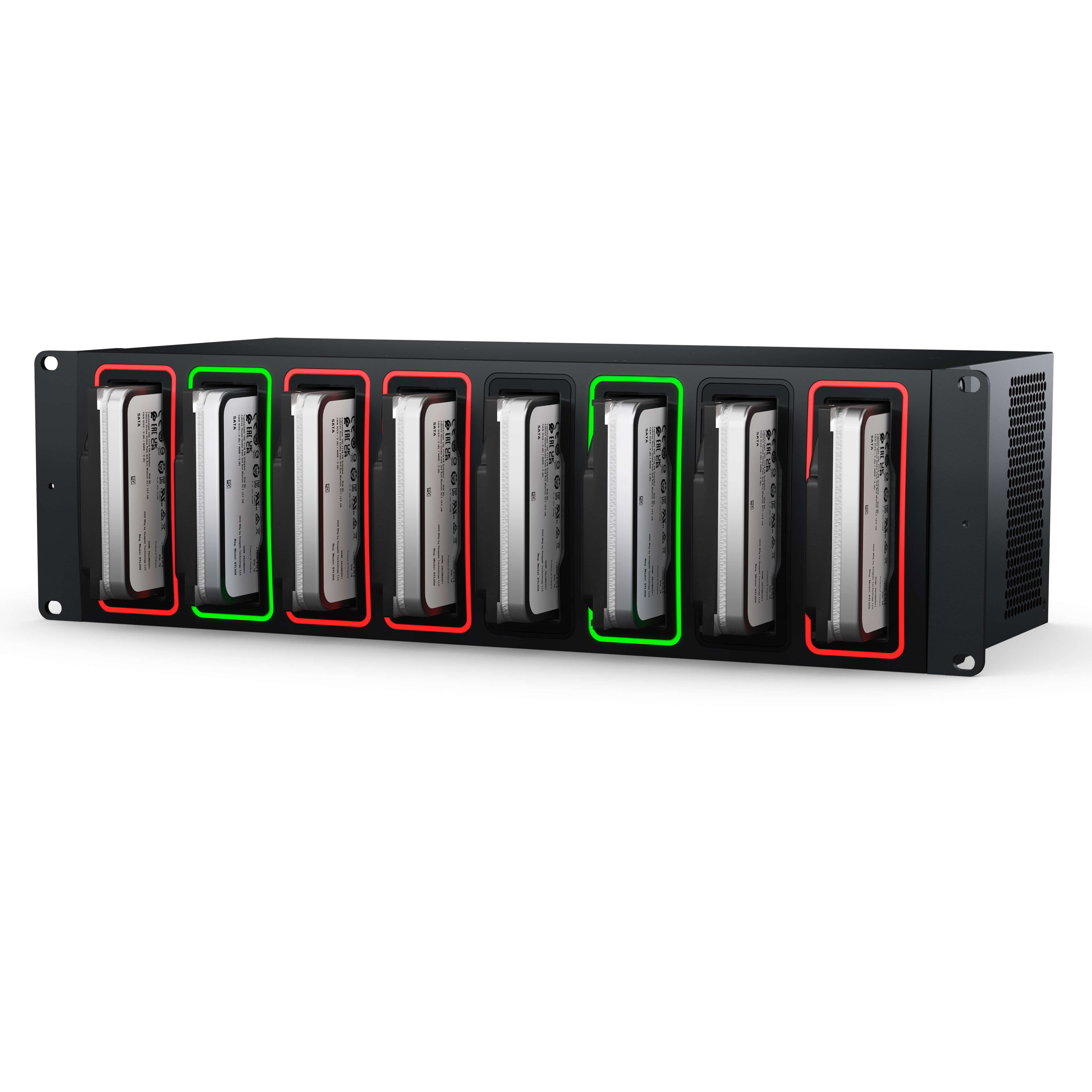 Blackmagic Design Cloud Backup 8 - 8-Bay Hard Disk Dock, angle