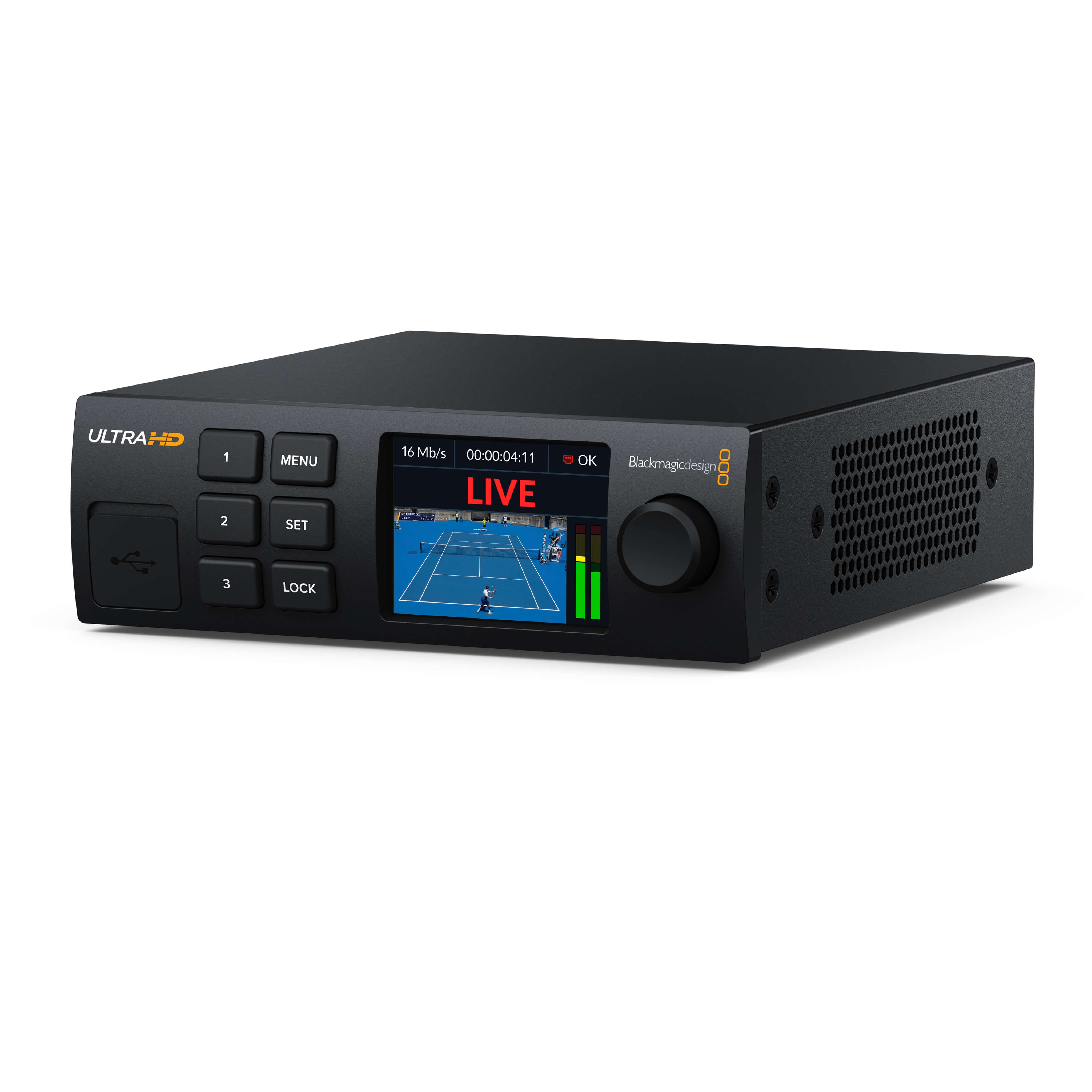Blackmagic Design Streaming Decoder 4K Converter, angle