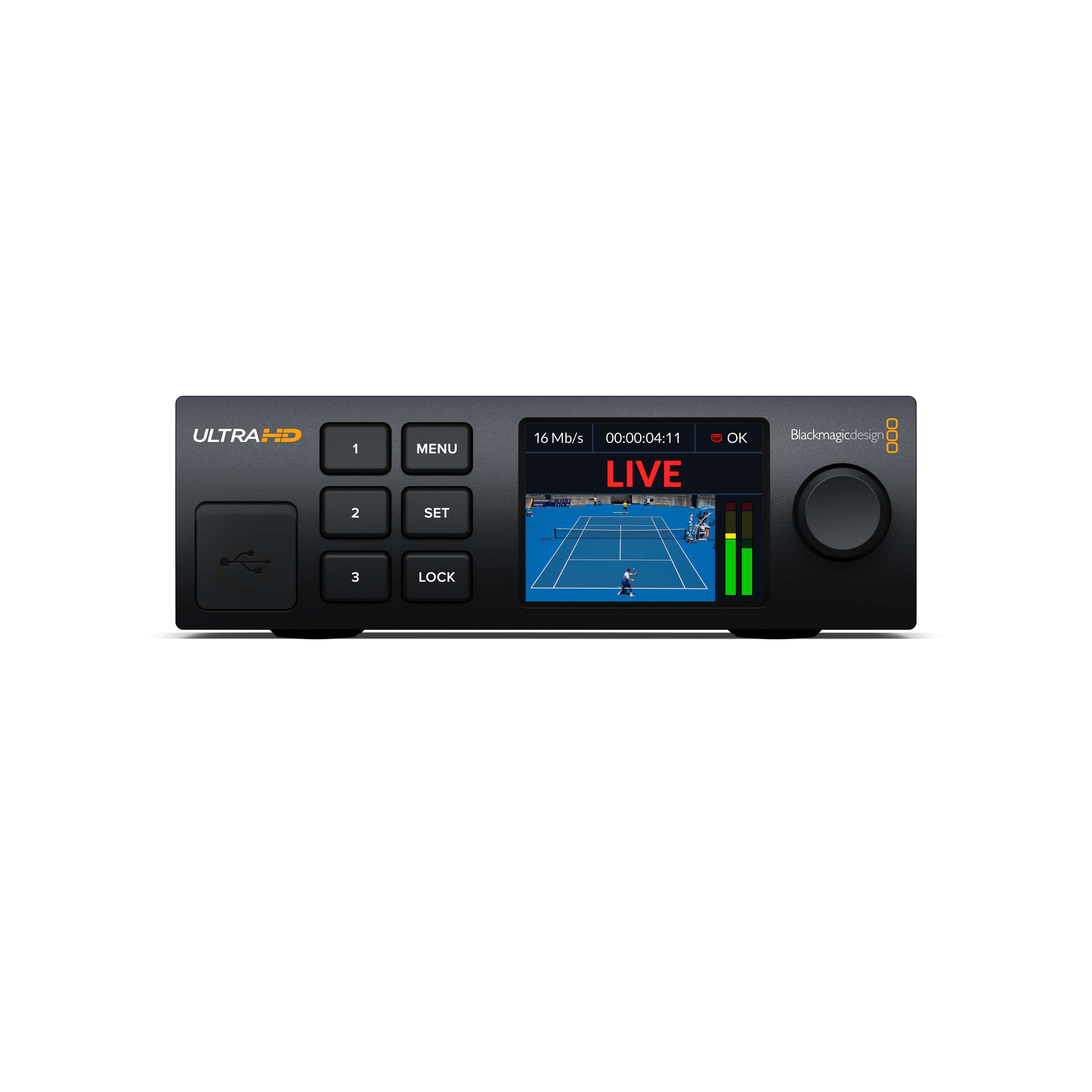 Blackmagic Design Streaming Decoder 4K Converter, front