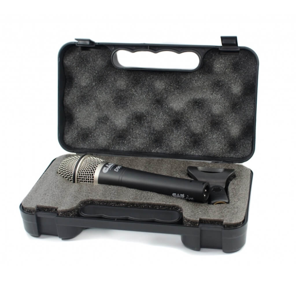 CAD Audio D90 - Supercardioid Dynamic Handheld Microphone, case