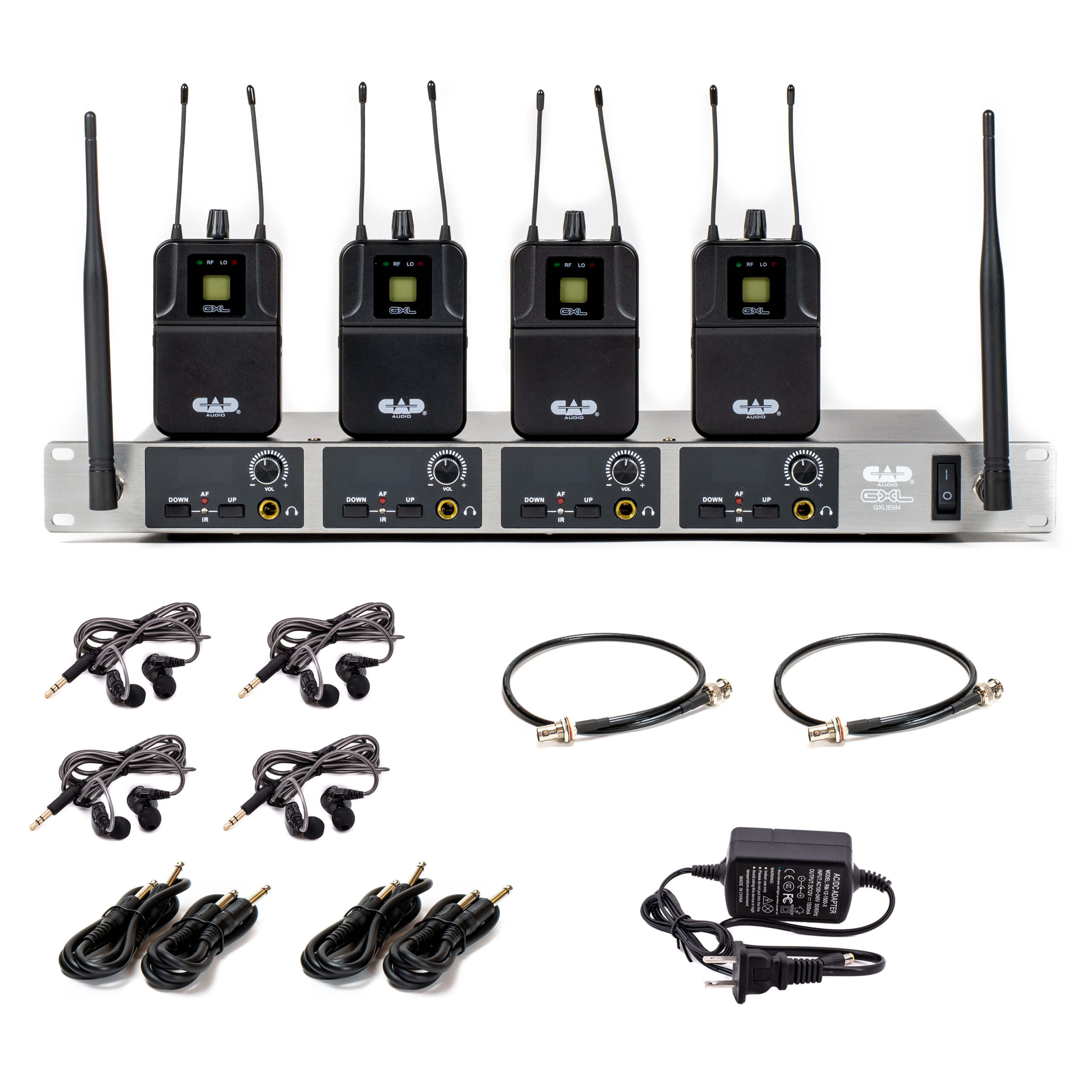 CAD Audio GXLIEM4 - Quad Mix 900 MHz Wireless In-Ear Monitor System