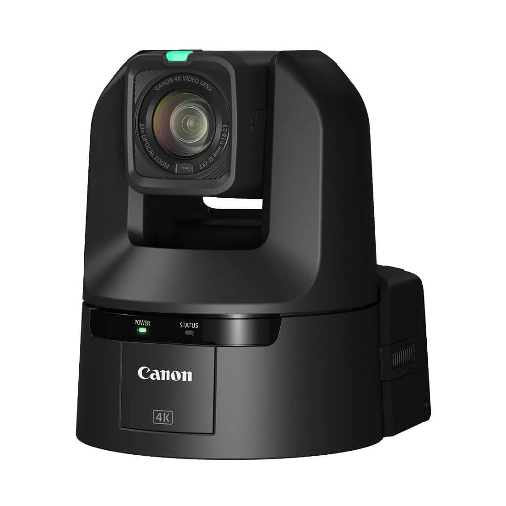 Canon CR-N400 (black) - 4K60 PTZ Camera with 20x Optical Zoom, angle