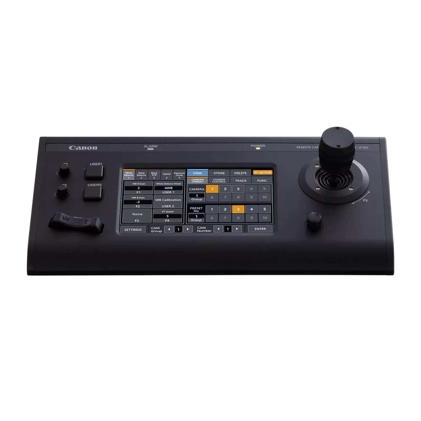 Canon RC-IP100 - Remote PTZ Camera Controller, front