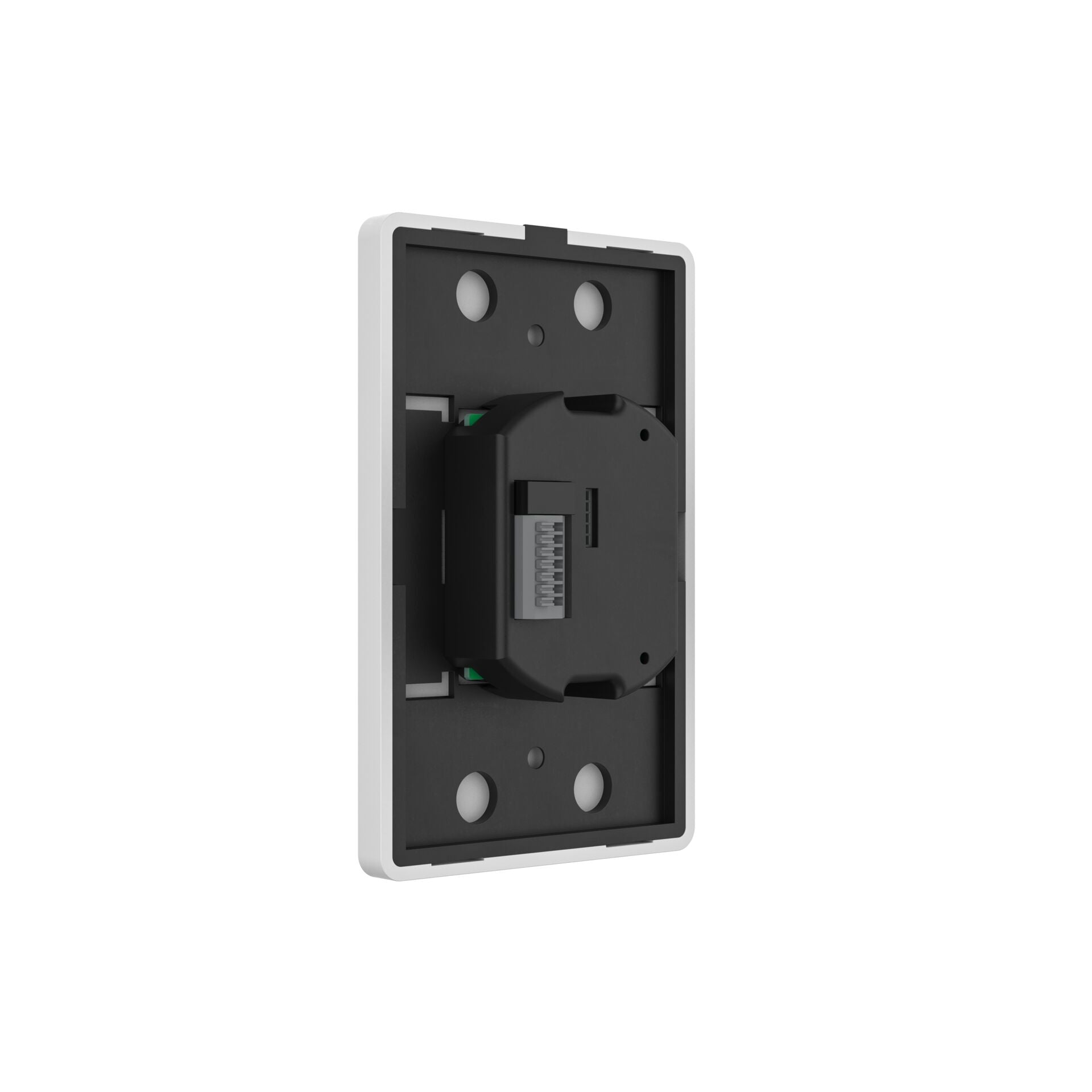 ChamSys GeNetix 10Scene Wall Plate - 10 Trigger Buttons, back right, white faceplate
