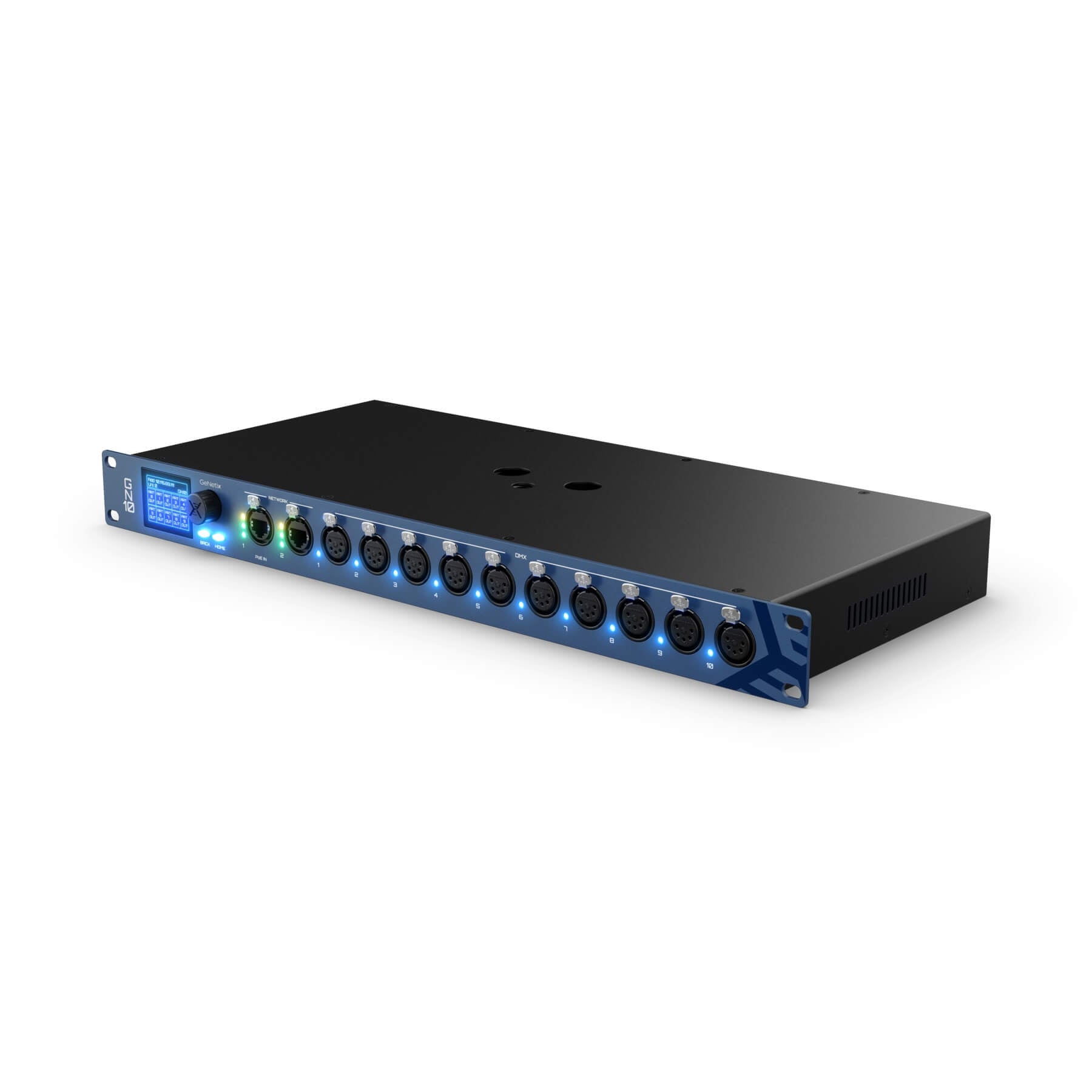 ChamSys GeNetix GN10 - 10-port Ethernet DMX Node, left