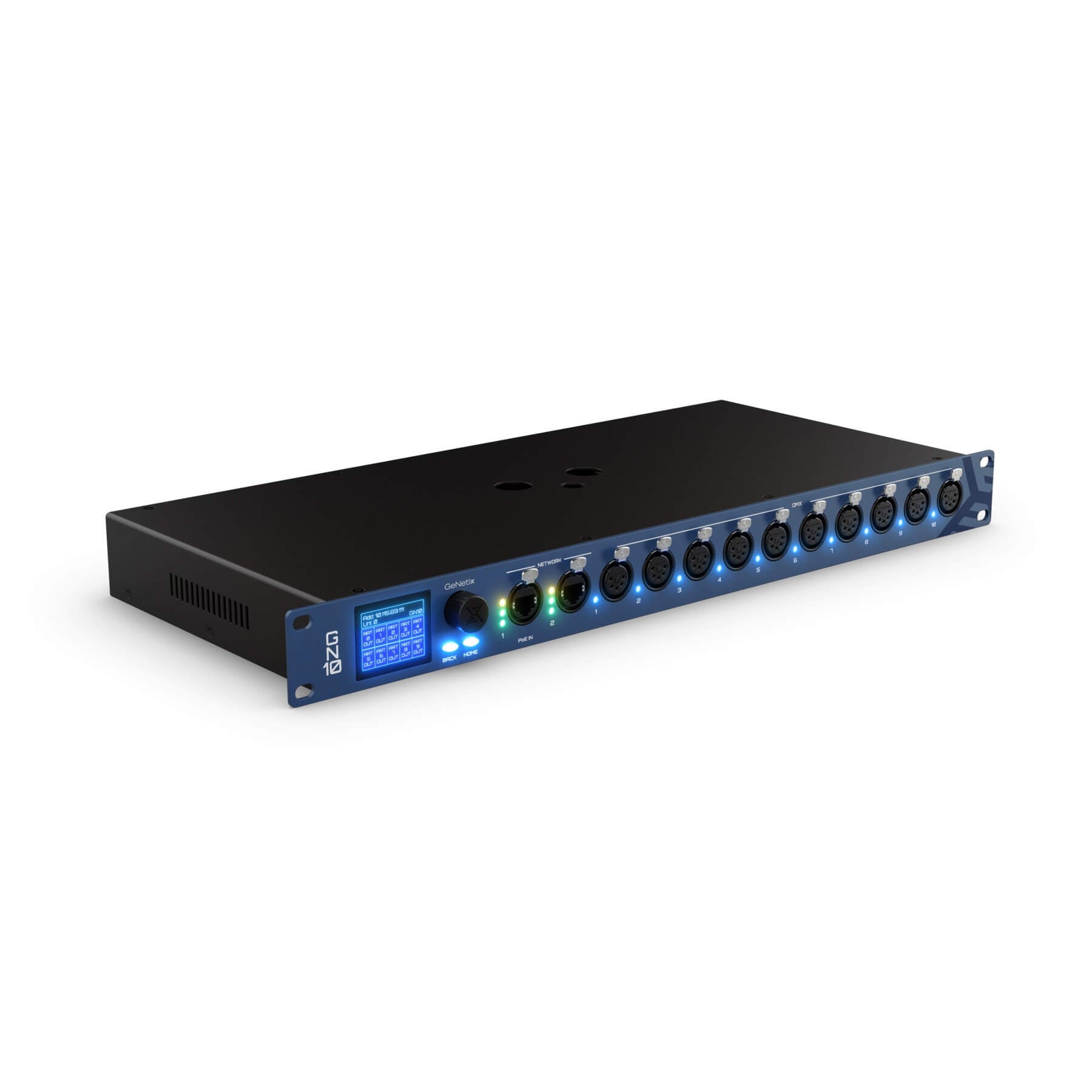 ChamSys GeNetix GN10 - 10-port Ethernet DMX Node, right