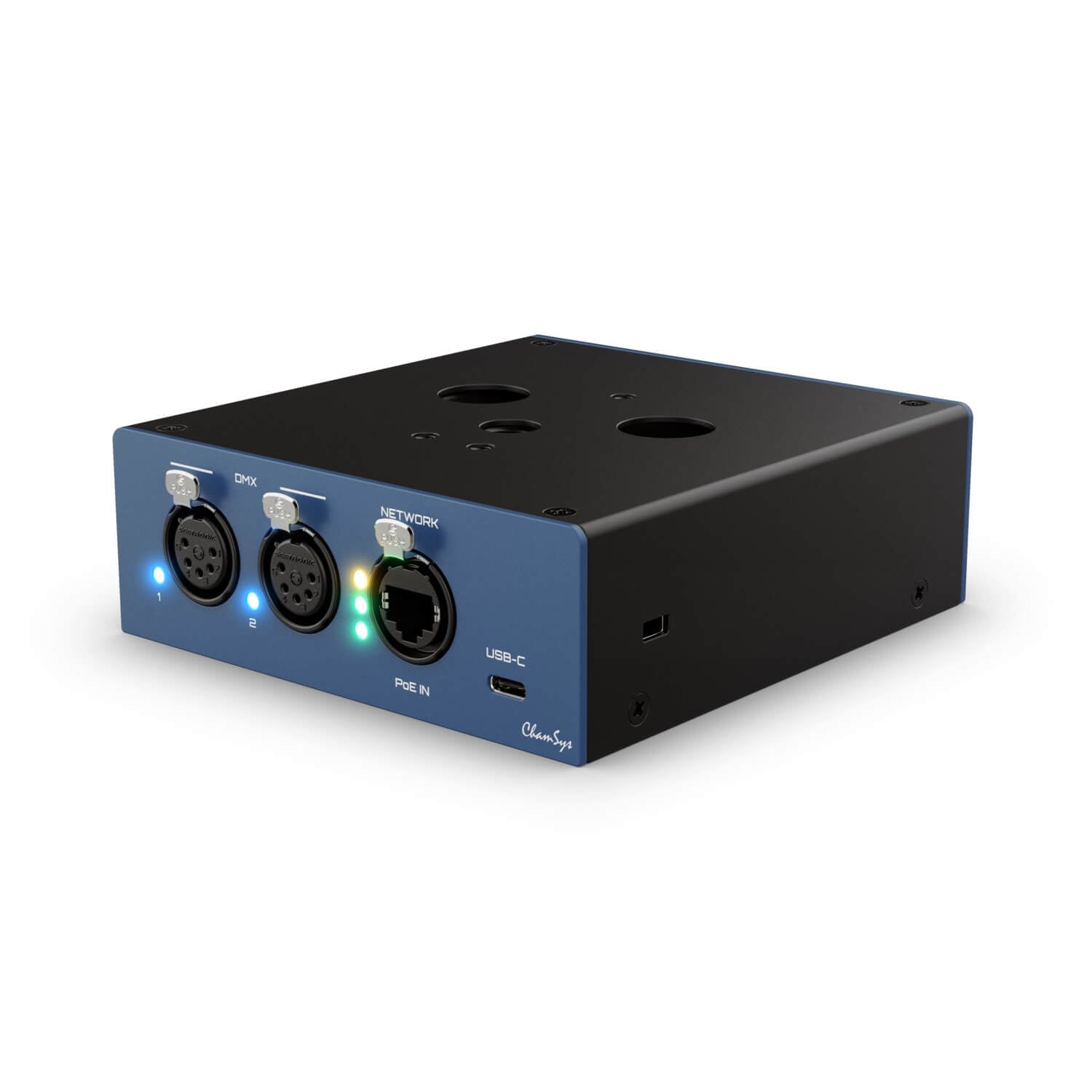 ChamSys GeNetix GN2 - 2-port Ethernet DMX Node, back left