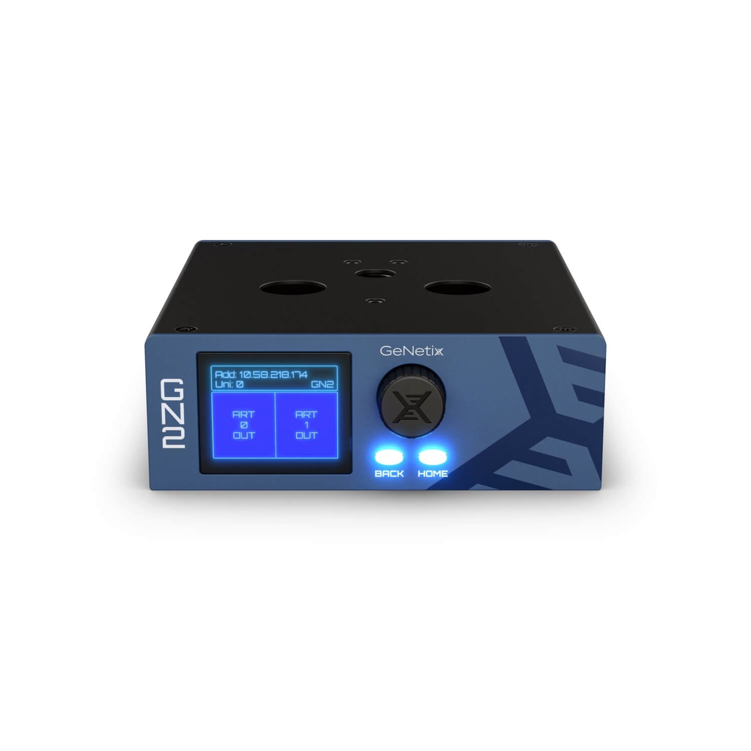 ChamSys GeNetix GN2 - 2-port Ethernet DMX Node, front