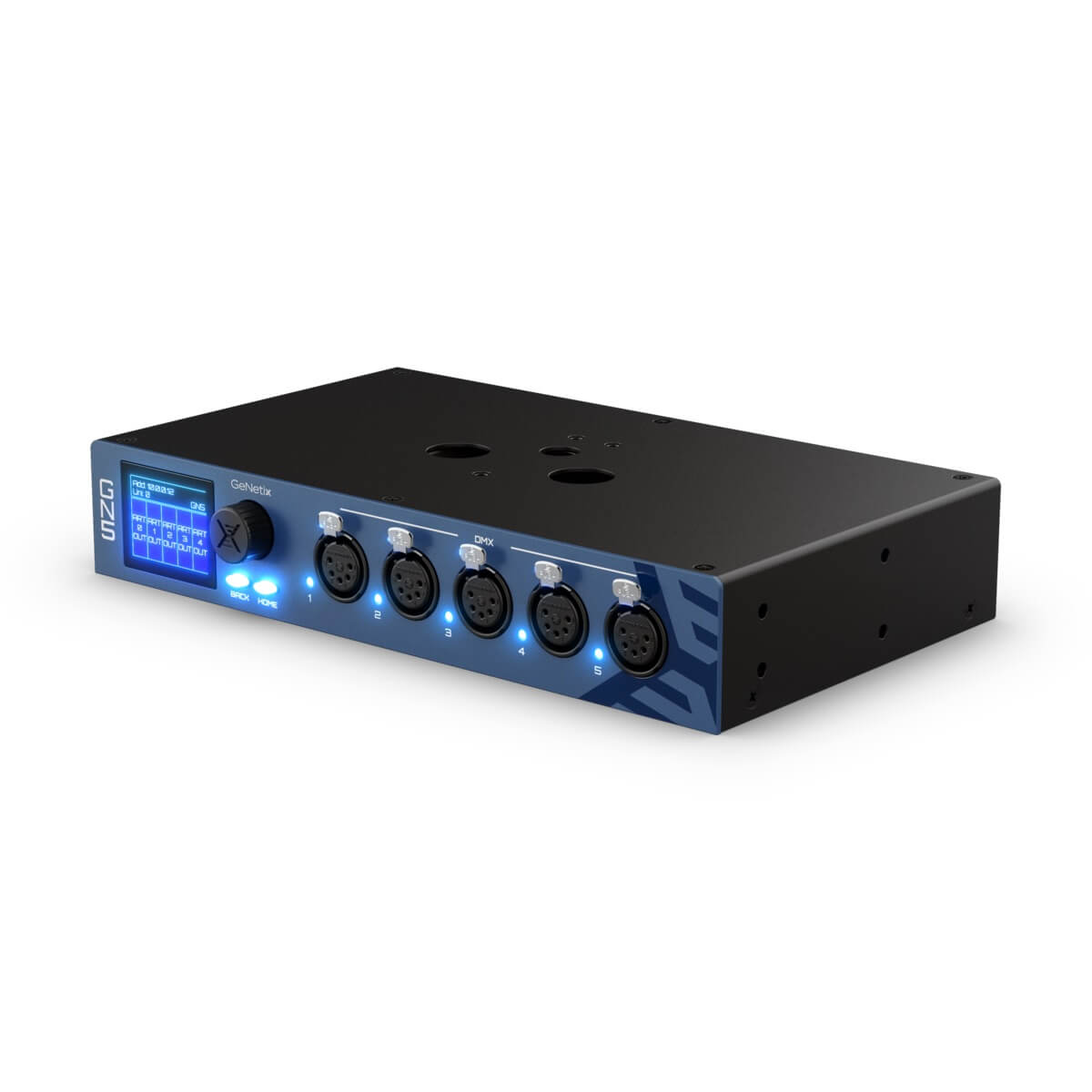 ChamSys GeNetix GN5 - 5-port Ethernet DMX Node, left