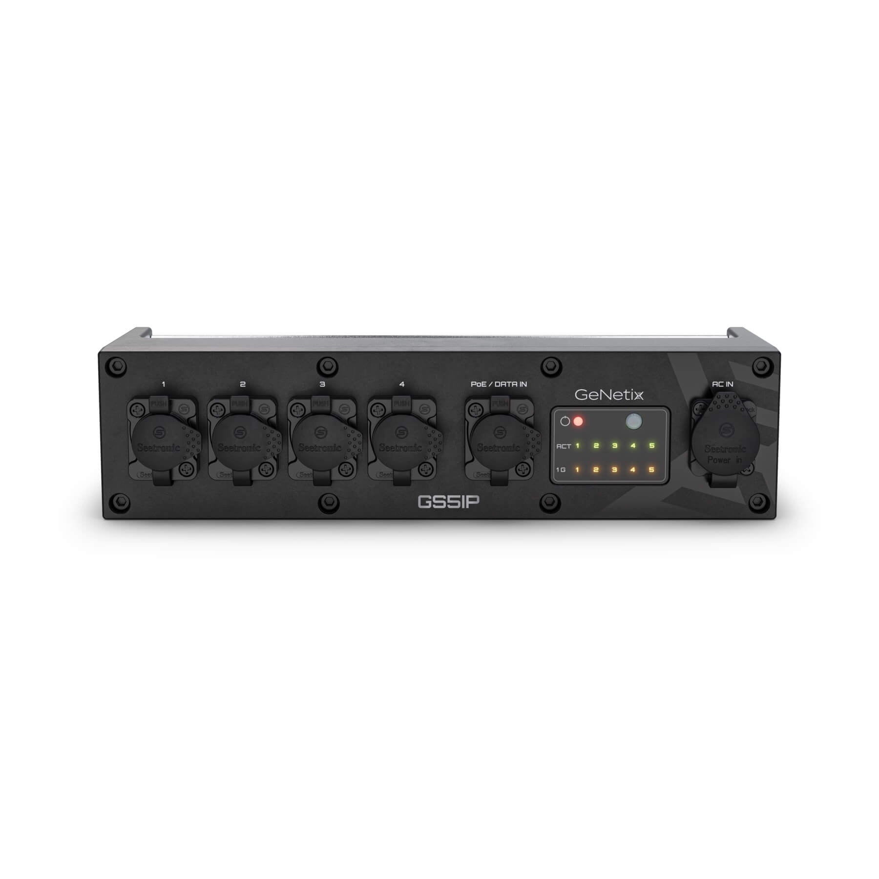 ChamSys GeNetix GS5IP - 5-Port Unmanaged Gigabit Network Switch, front