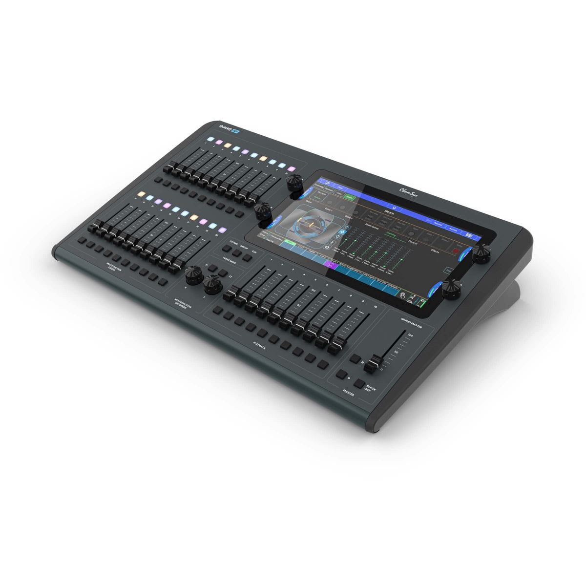 ChamSys QuickQ 20+ Lighting Control Console, angled left