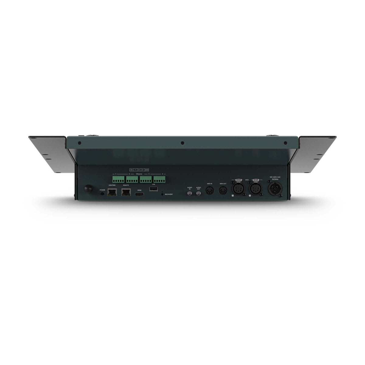ChamSys Studio+ Lighting Control Console with 19" rack ears, rear