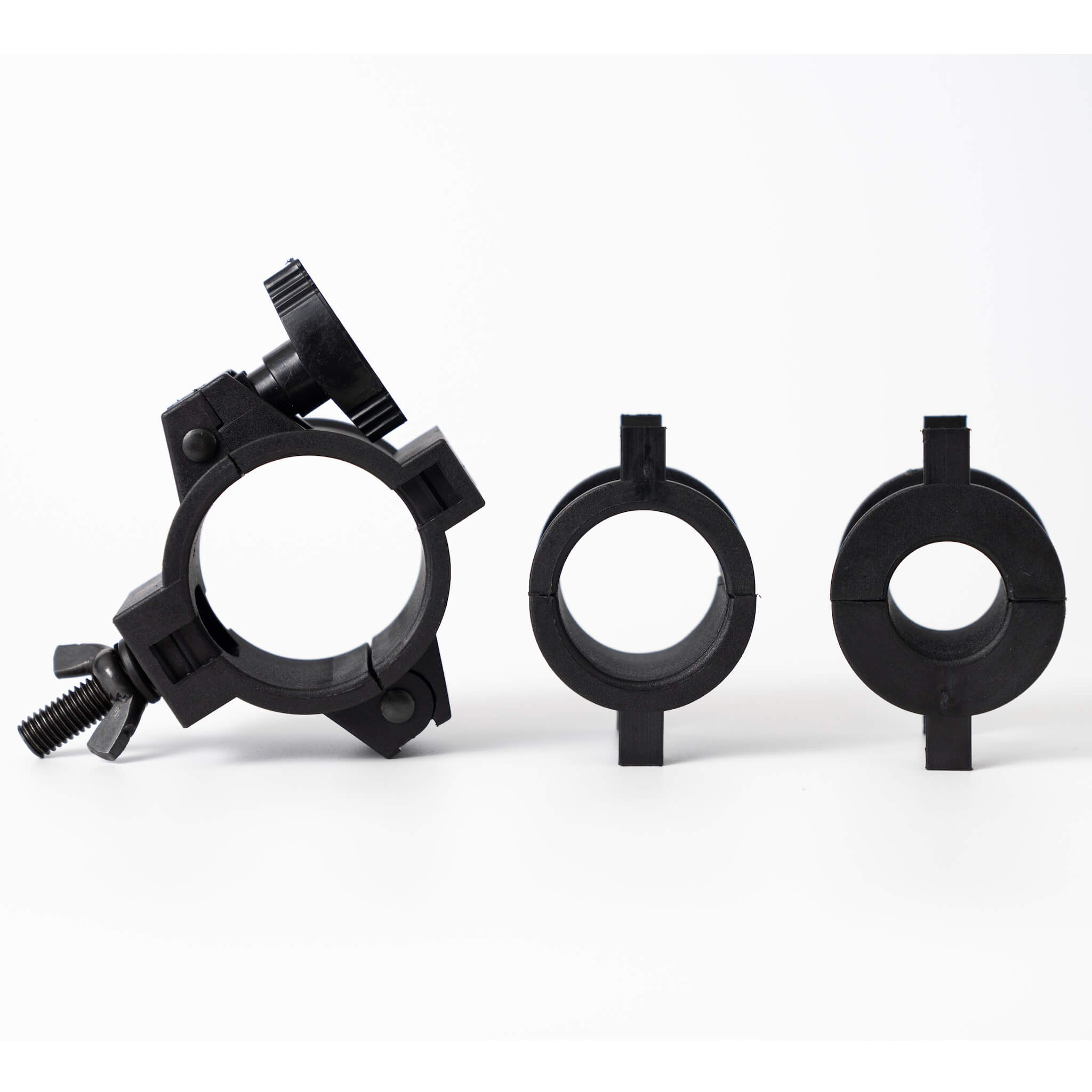 Chauvet DJ CLP-10 - Light Duty Adjustable O-Clamp for Lighting Fixtures, with adapters