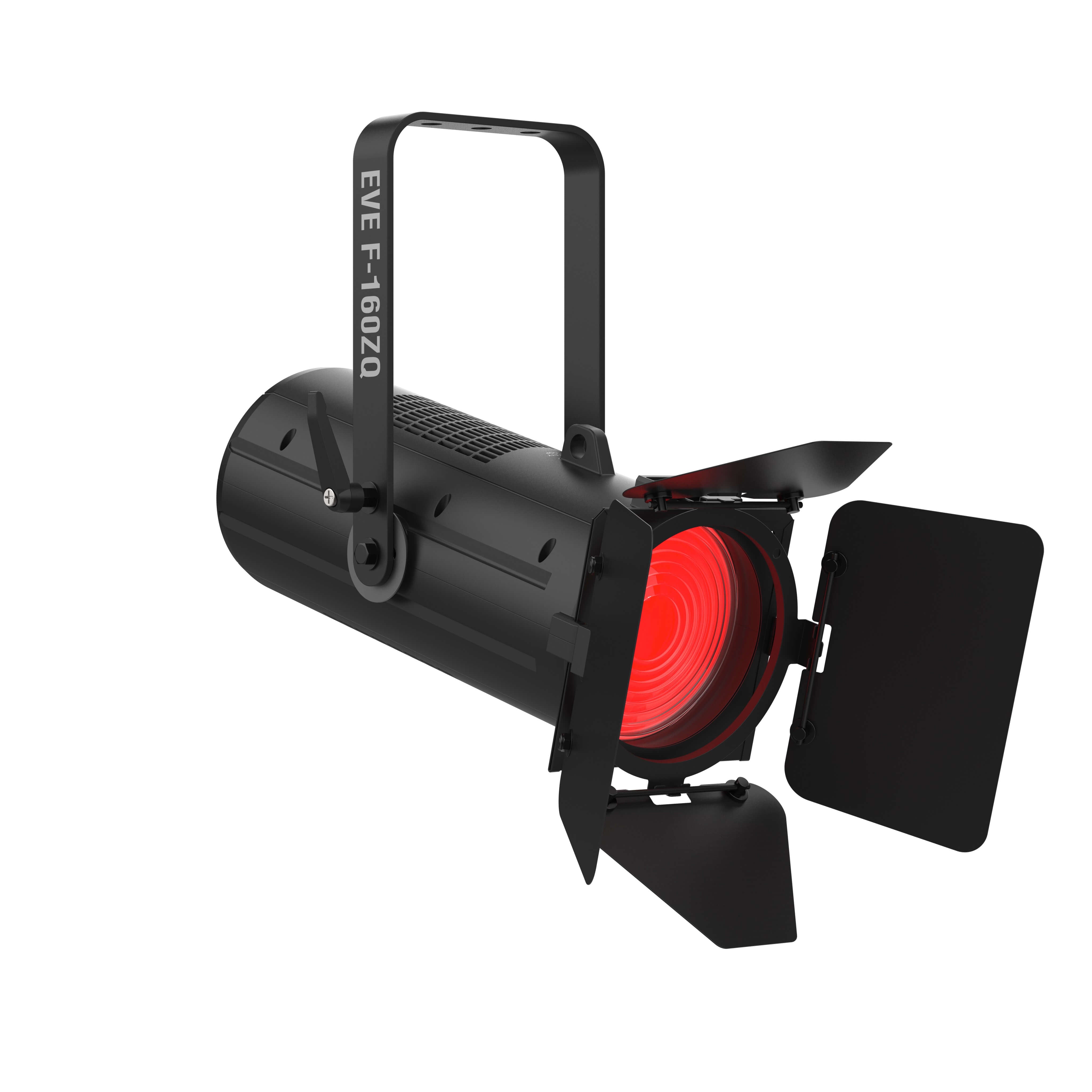 Chauvet DJ EVE F-160 ZQ - 160W RGBW LED Full-Color Fresnel, right barndoors