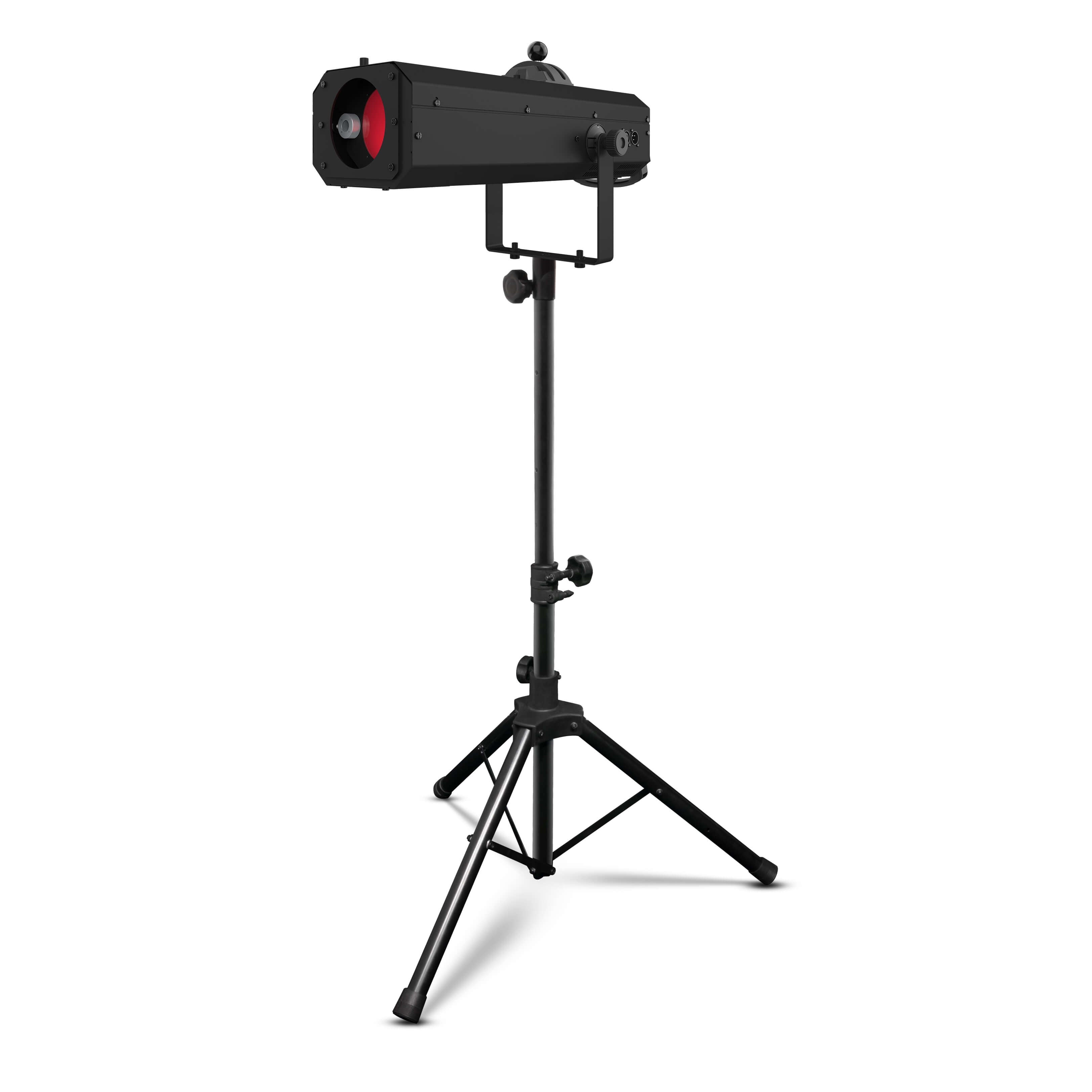 Chauvet DJ Followspot 200ST - Portable 200W LED Spotlight with Tripod, stand left