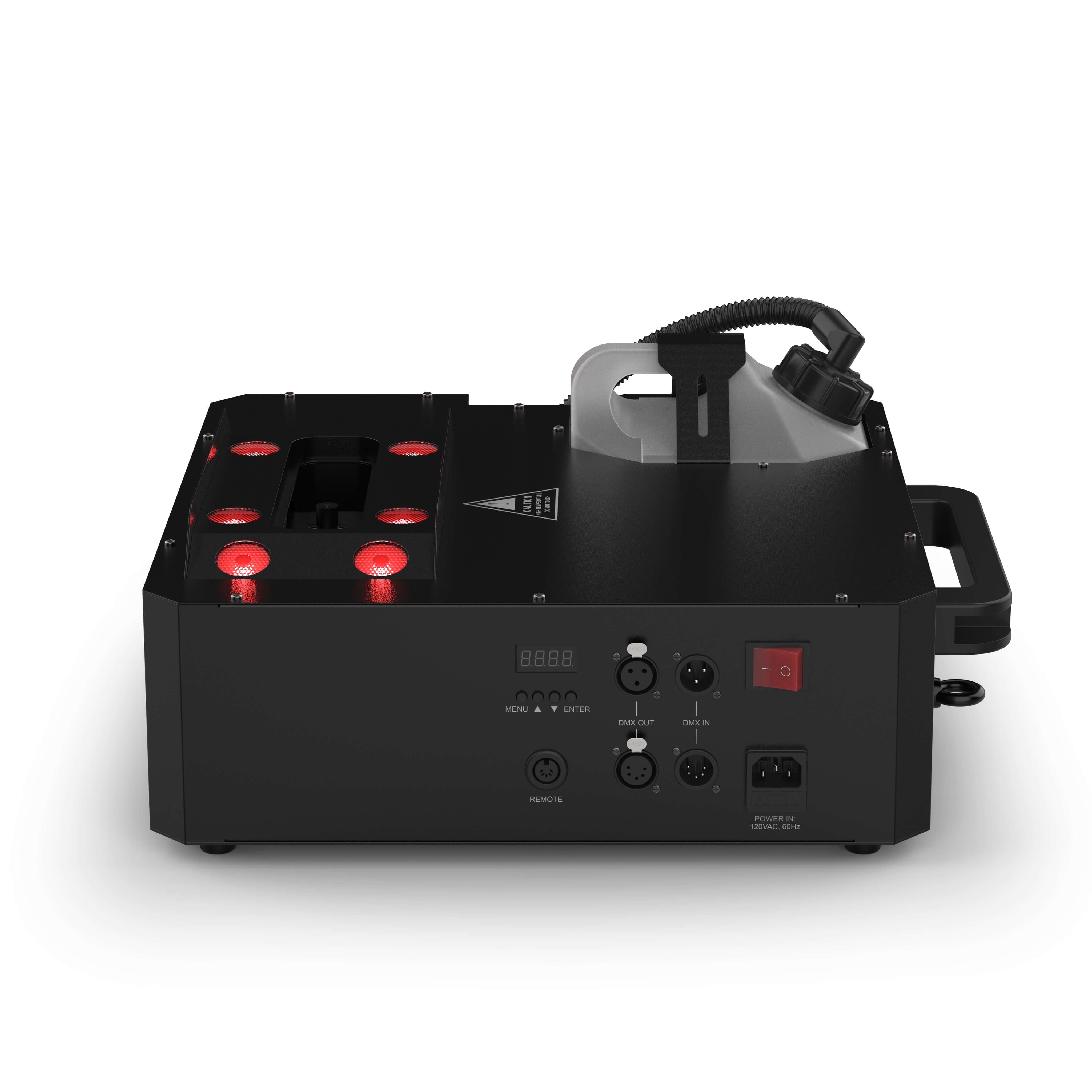 Chauvet DJ Geyser Move - LED Vertical Fog Machine with Moving Nozzle, rear