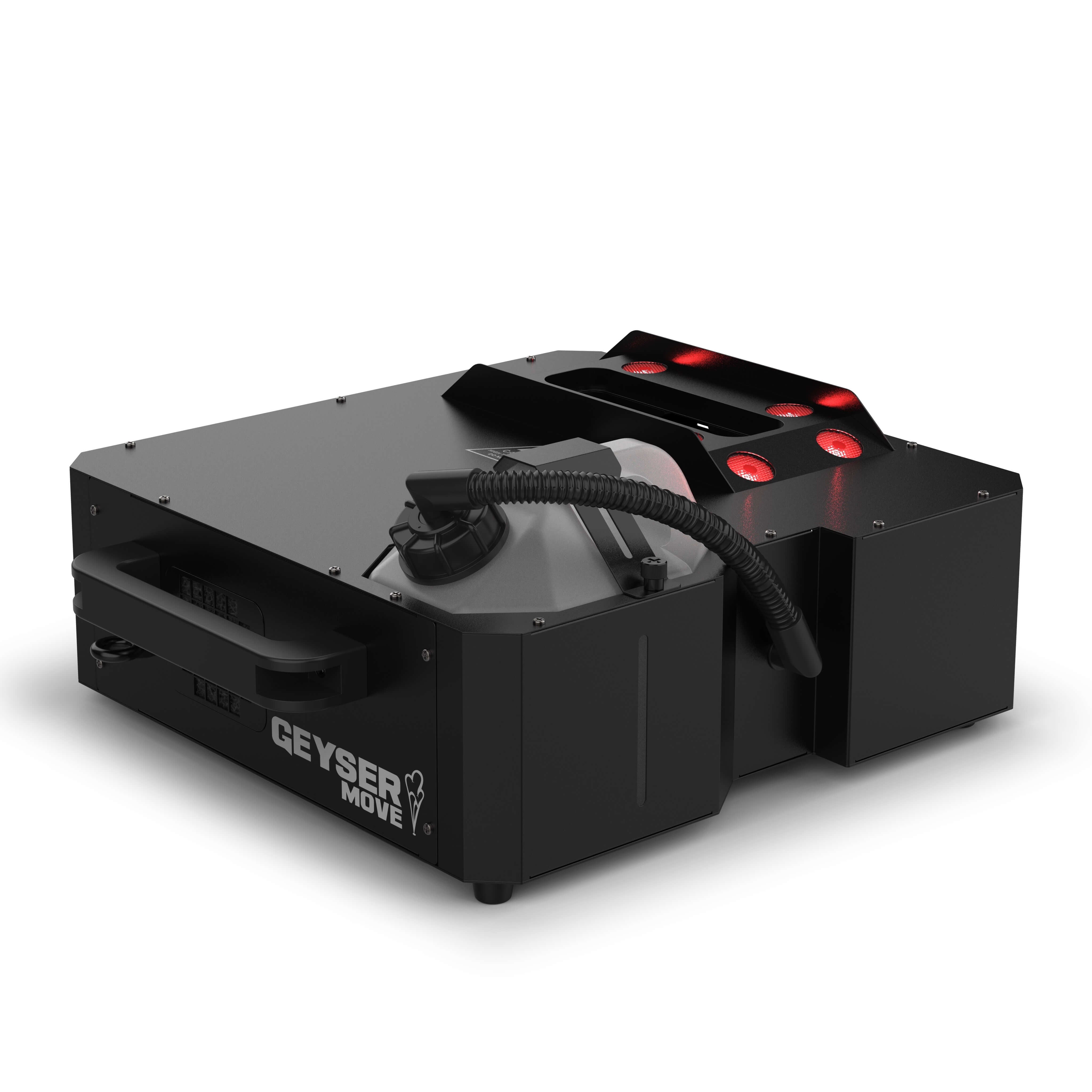 Chauvet DJ Geyser Move - LED Vertical Fog Machine with Moving Nozzle, angled right