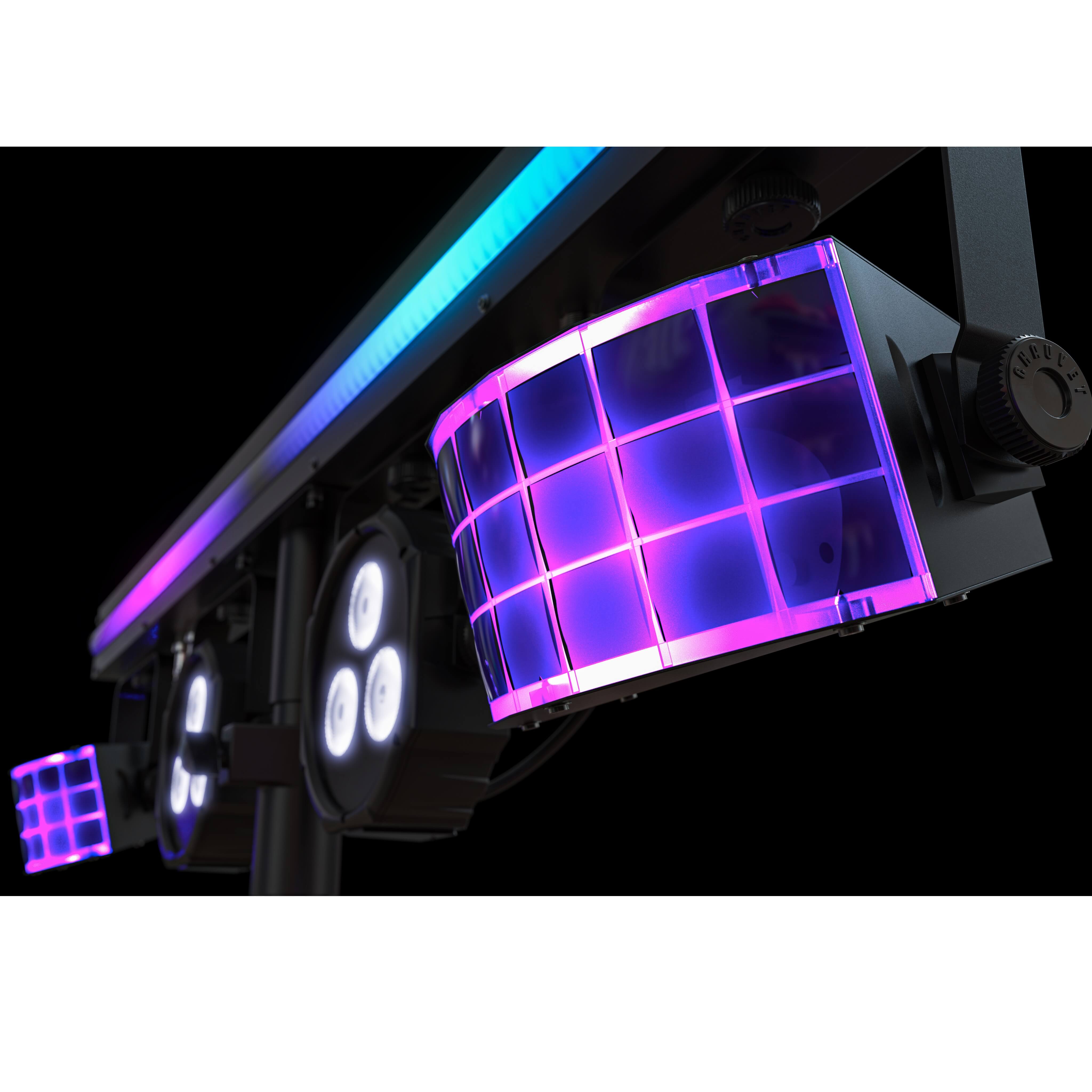 Chauvet DJ GigBAR 3 ILS - 3-in-1 LED Derbies, Pars and Light Strip, effect 2