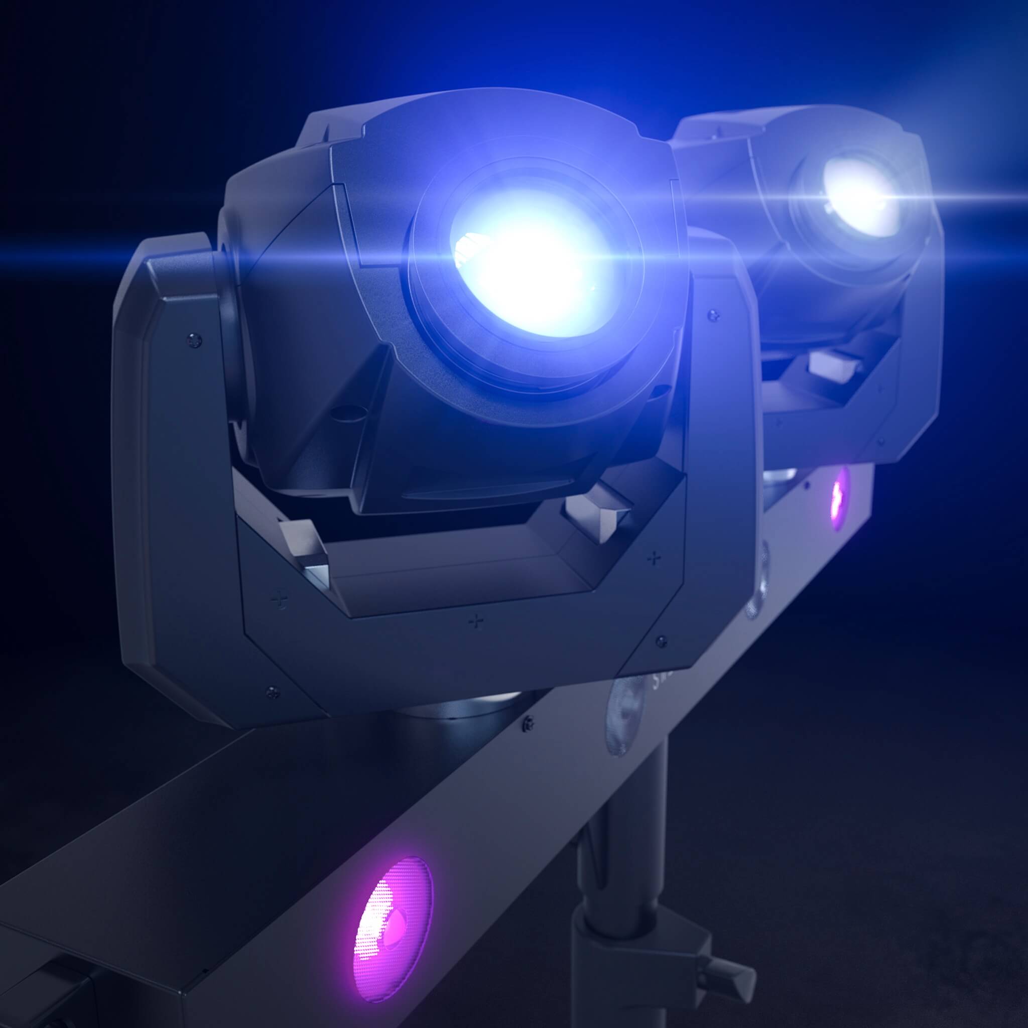 Chauvet DJ GigBAR Bridge ILS - 2-in-1 Pre-Mounted Lighting System, tripod top
