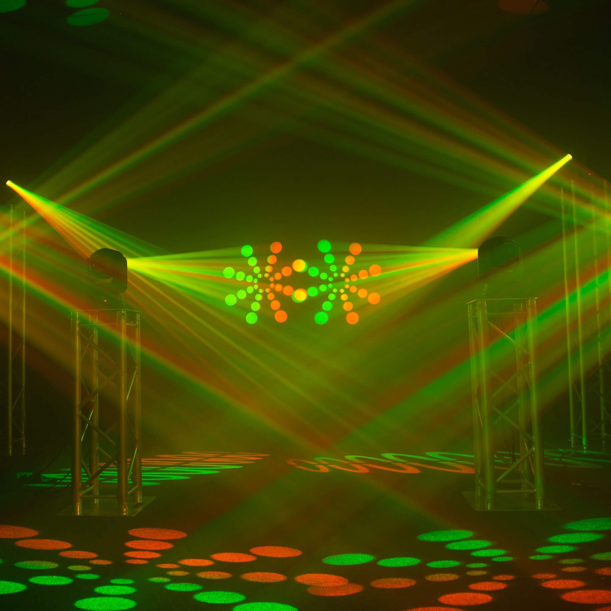 Chauvet DJ Intimidator Free Spot 60 ILS - 70W LED Battery-Powered Moving Head Fixture, in use