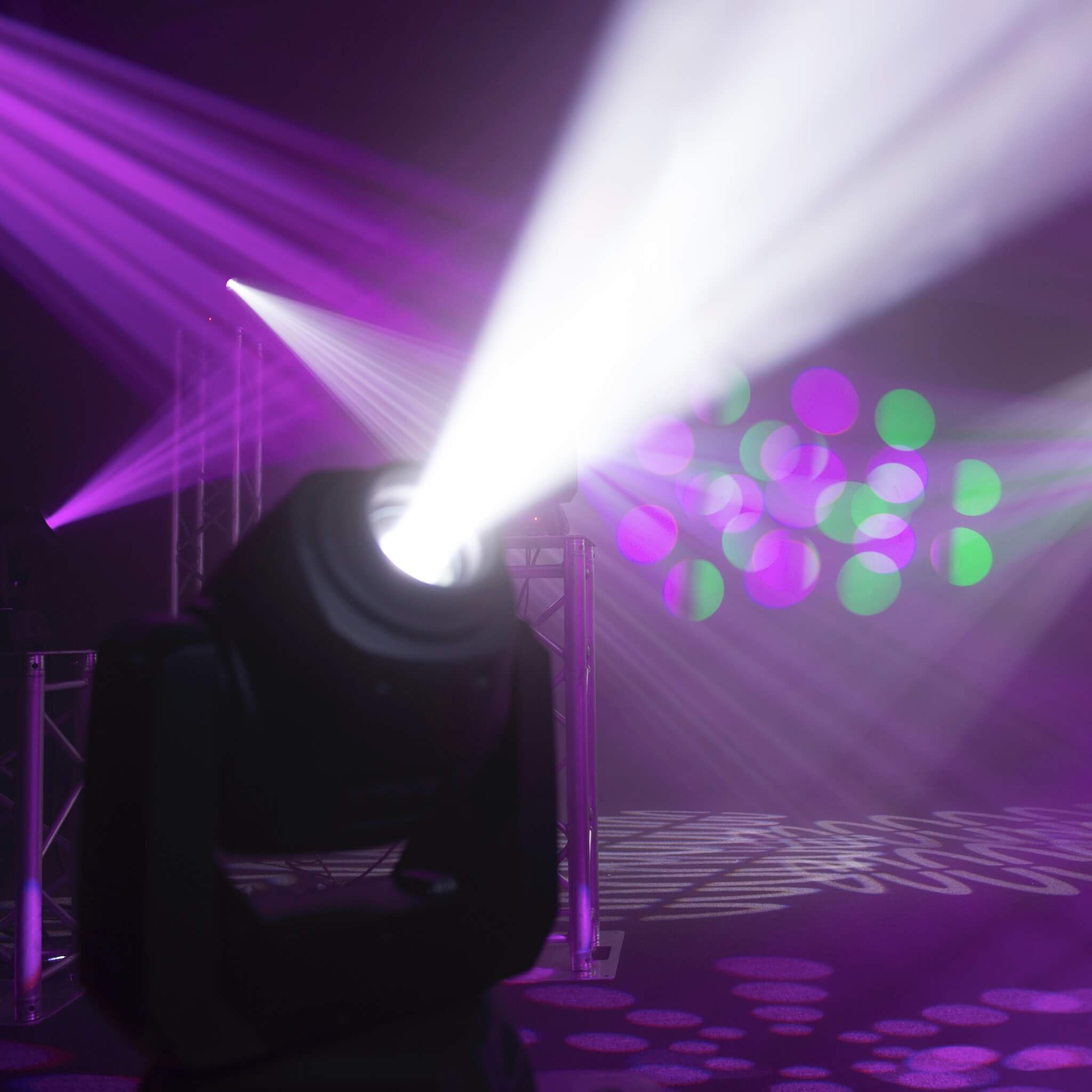 Chauvet DJ Intimidator Spot 260X - 75W LED Moving Head Fixture, in use (black)
