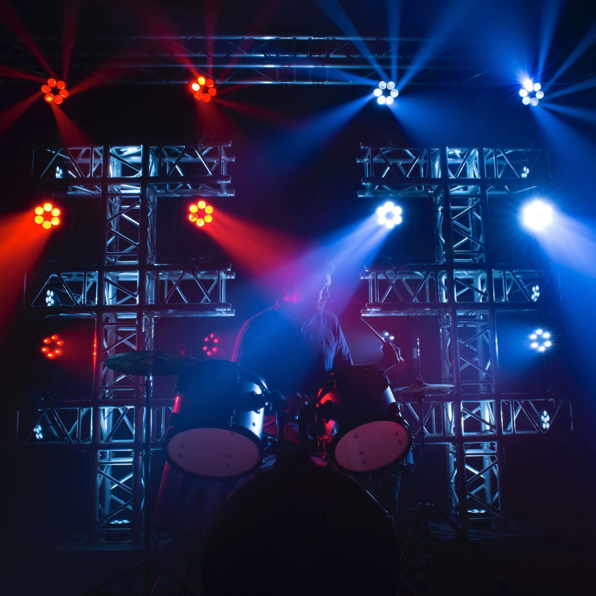 Chauvet DJ Intimidator Trio - RGBW LED Moving Head Beam/Wash/FX, in use