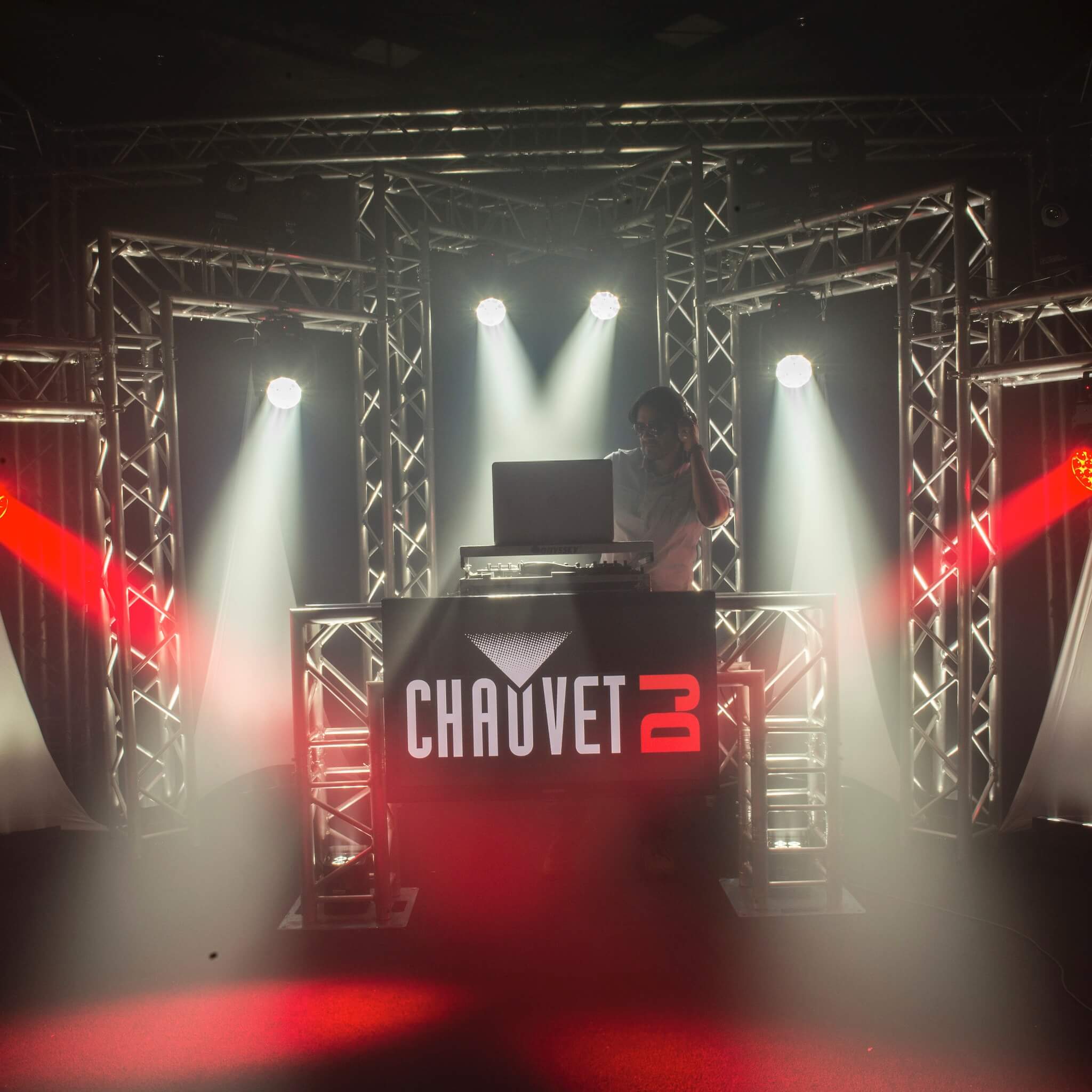 Chauvet DJ Intimidator Wash Zoom 450 IRC - RGBW LED Moving Head Fixture, in use