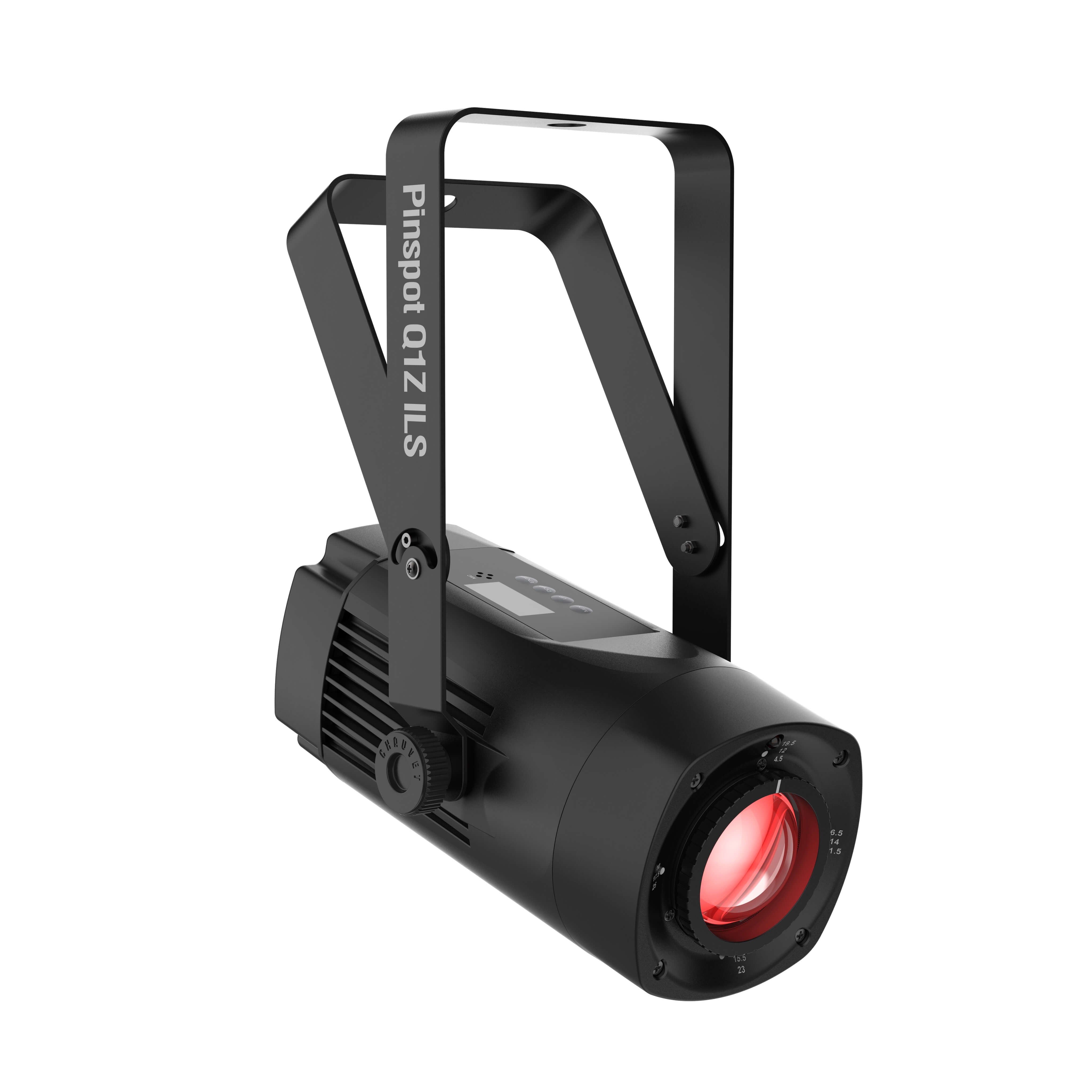 Chauvet DJ Pinspot Q1Z ILS - 20W RGBW LED Pin Spot Fixture, left
