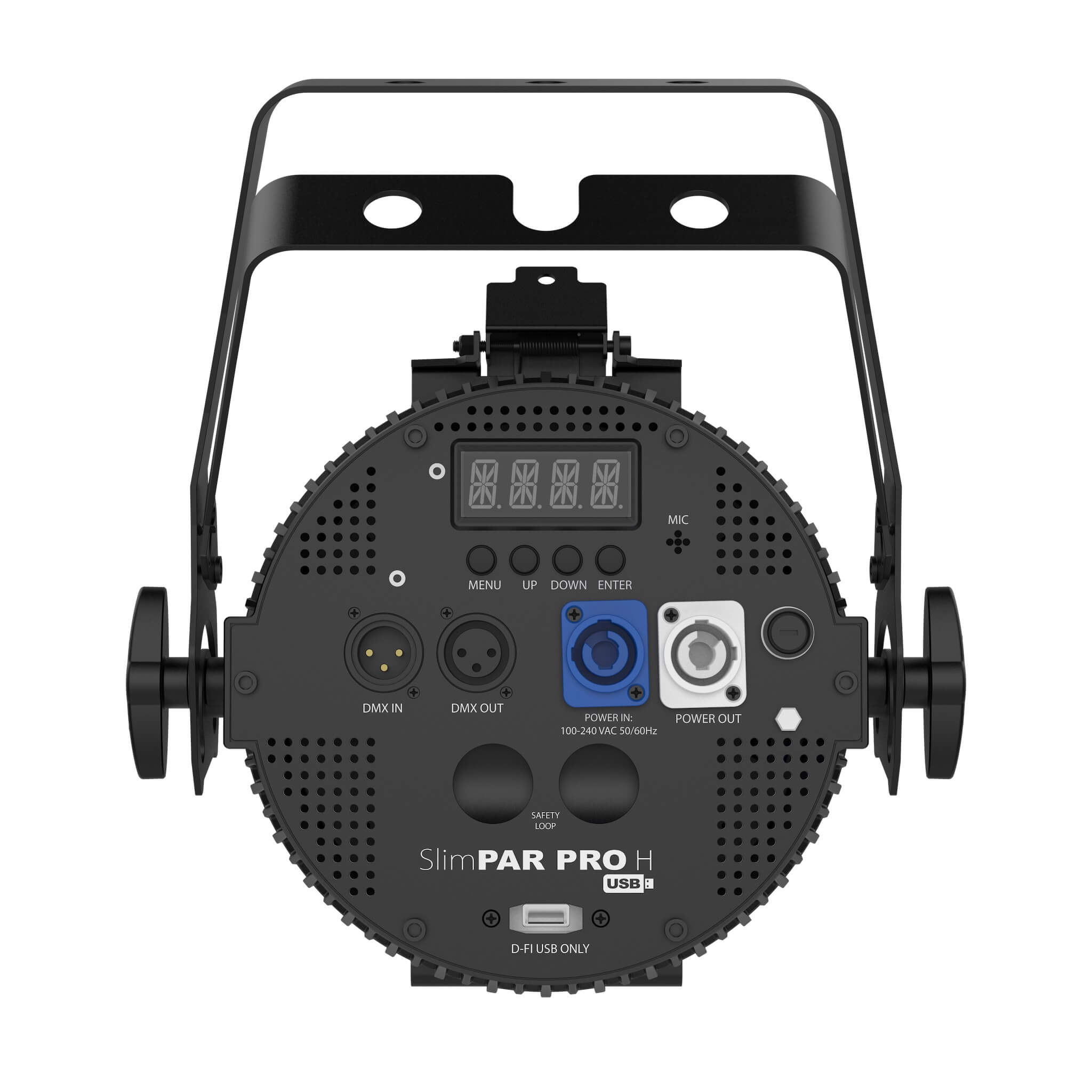 Chauvet DJ SlimPAR Pro H USB - RGBAW+UV LED Wash Light Par, back