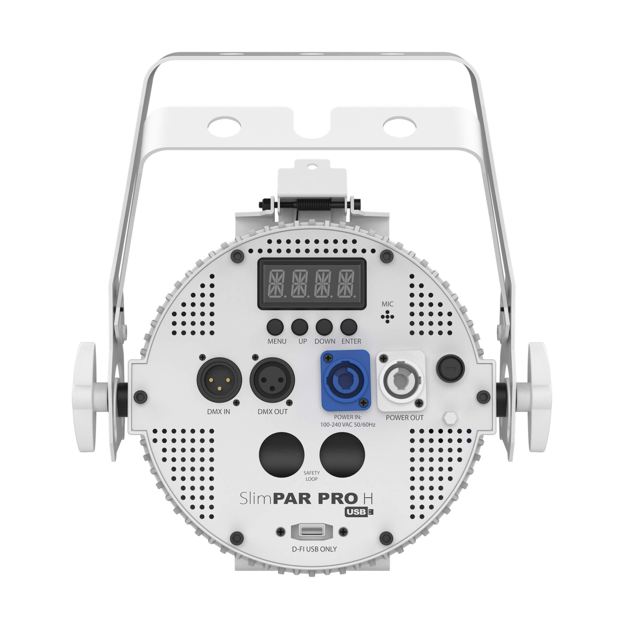 Chauvet DJ SlimPAR Pro H USB - RGBAW+UV LED Wash Light Par, back