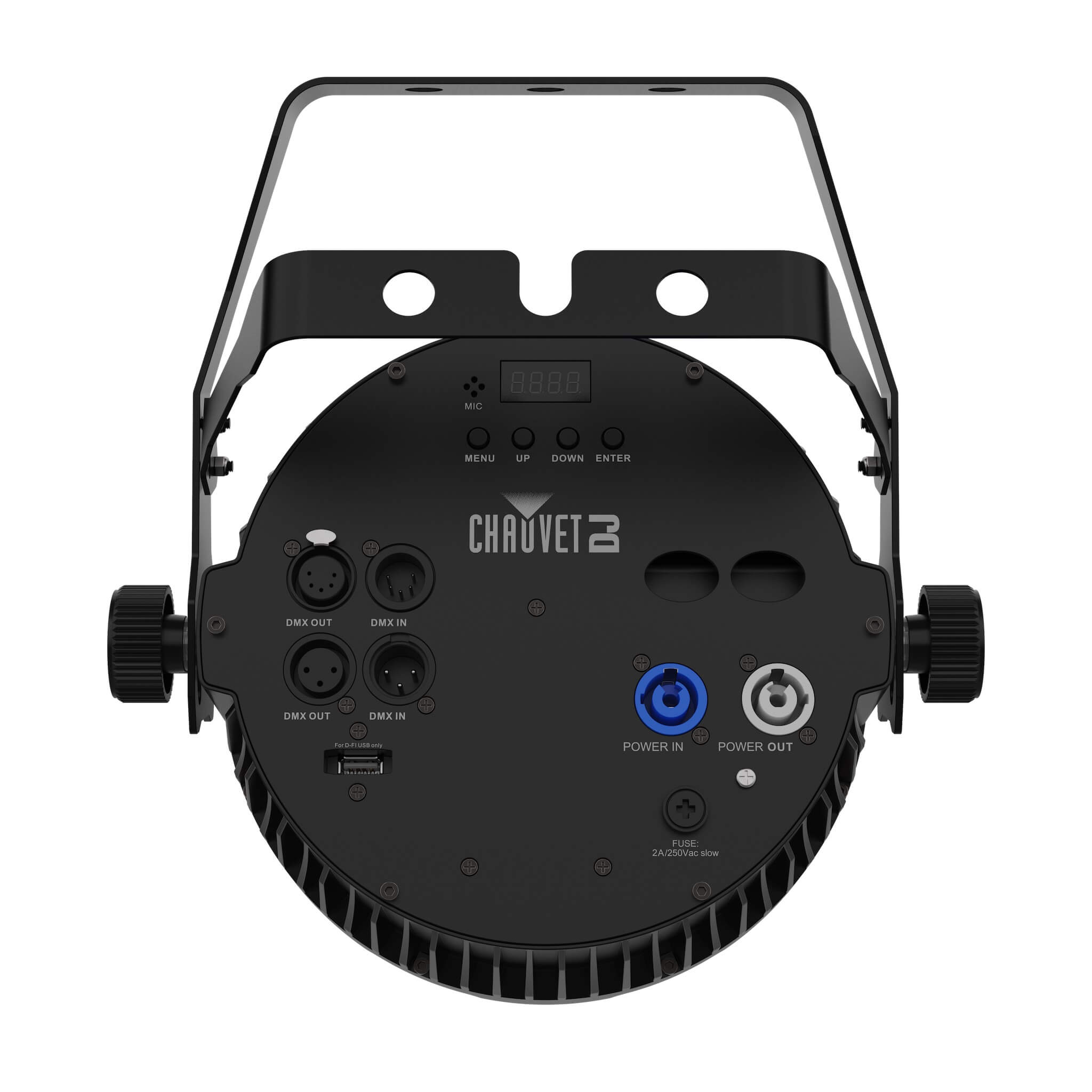 Chauvet DJ SlimPAR Pro Pix - RGBAW+UV LED Wash Light with FX Ring, back
