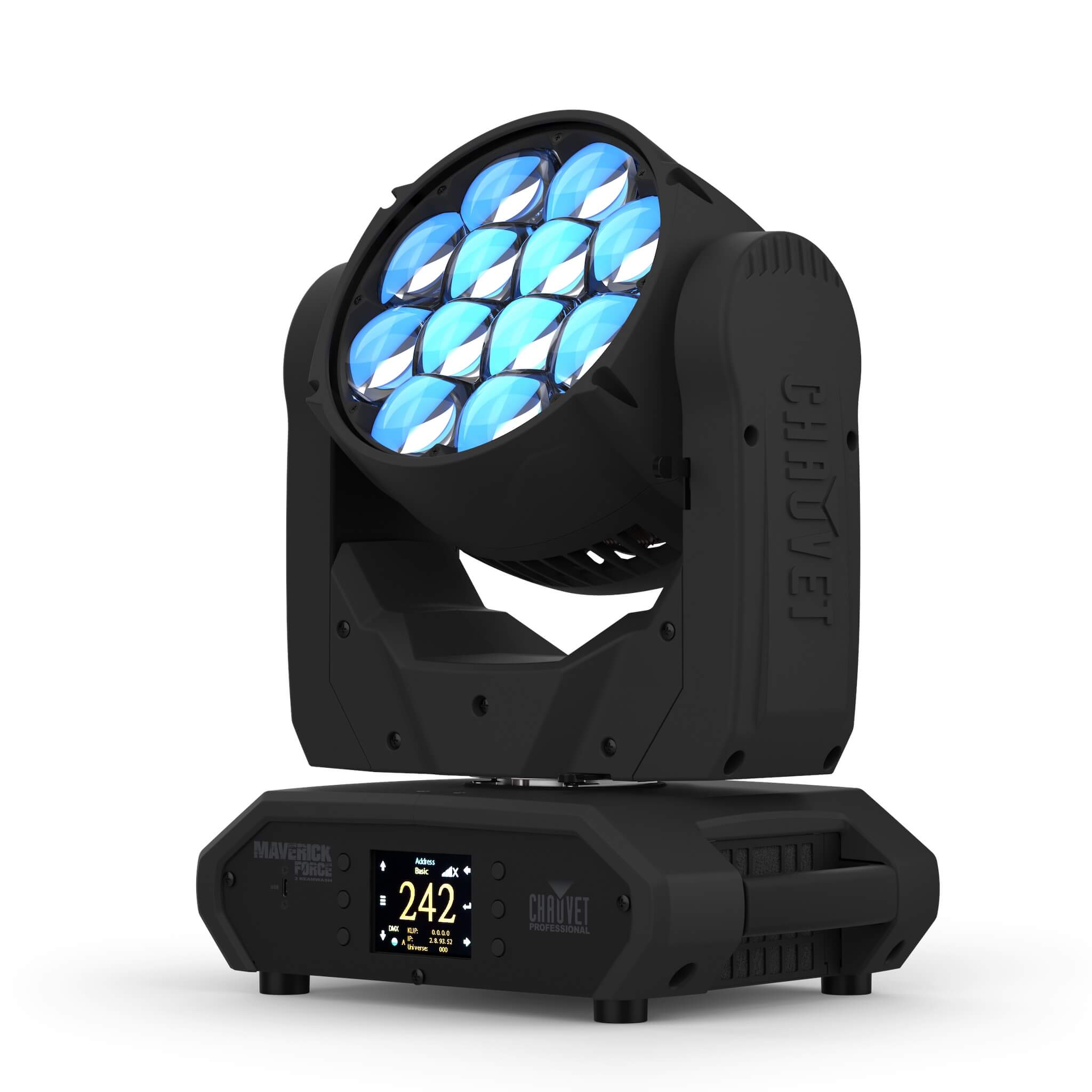 Chauvet Professional Maverick Force 2 BeamWash - LED Moving Head Light, left