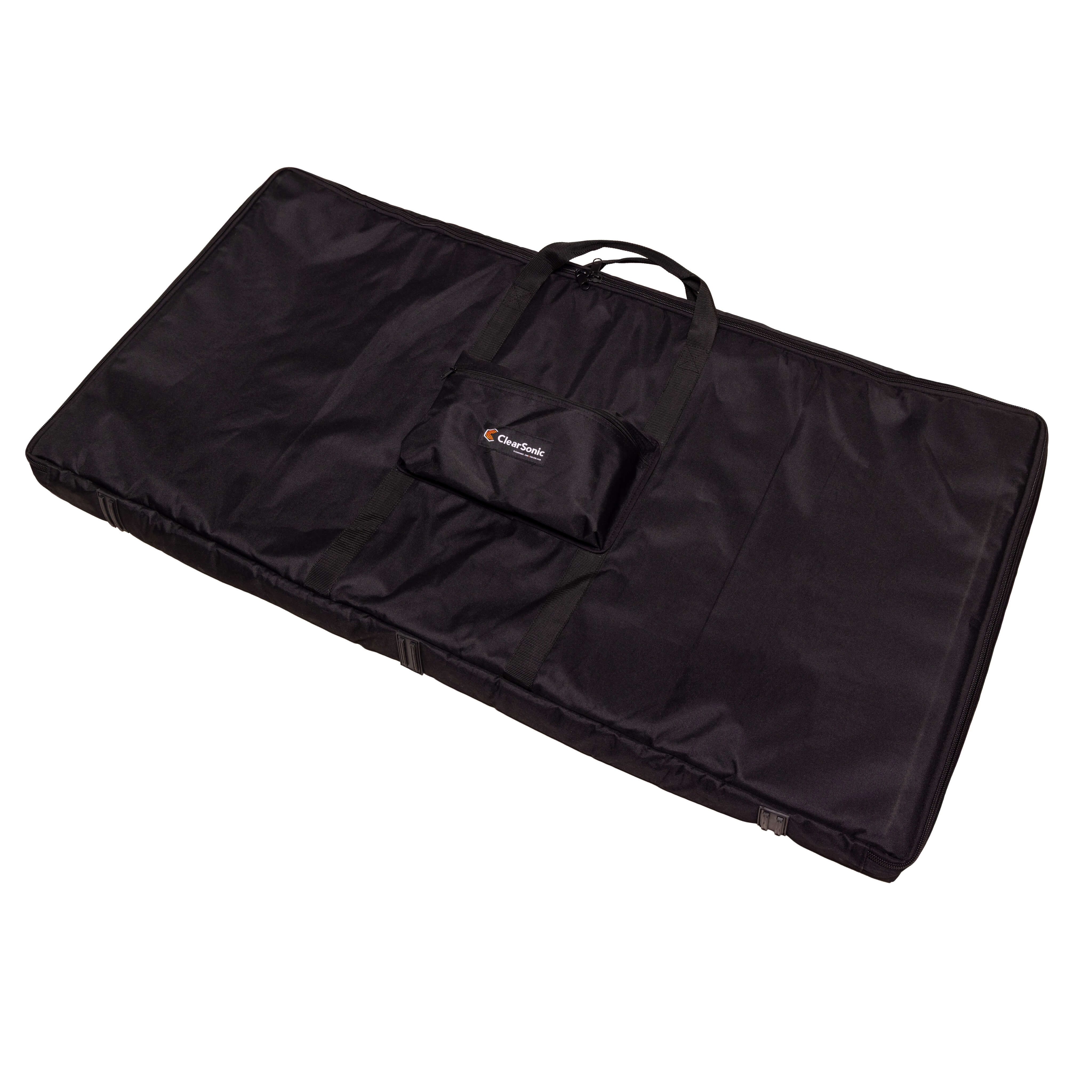 ClearSonic C2448 - Soft Case for A2448 Acrylic Sound Shield Panels, angle