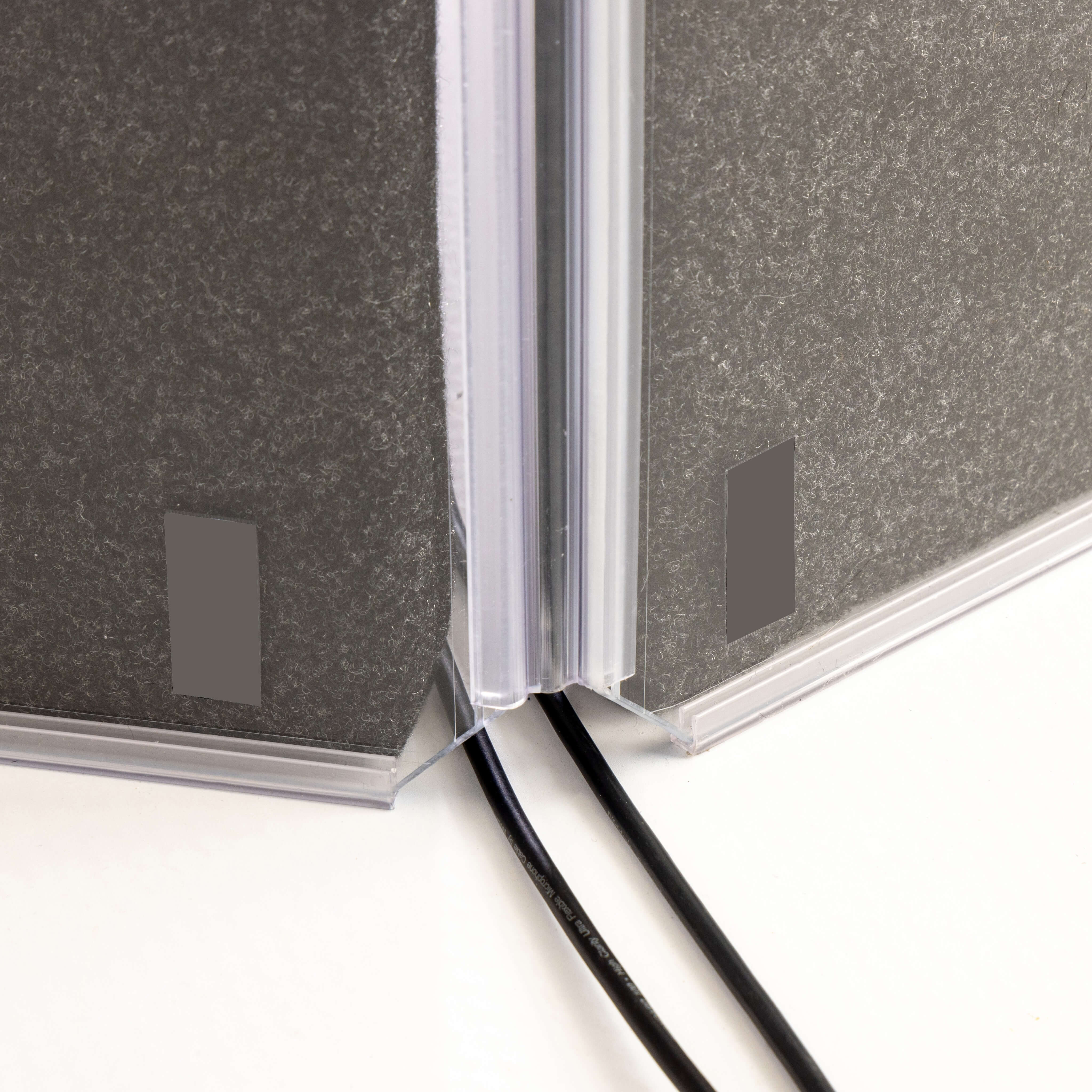 ClearSonic acrylic panel cable pass through