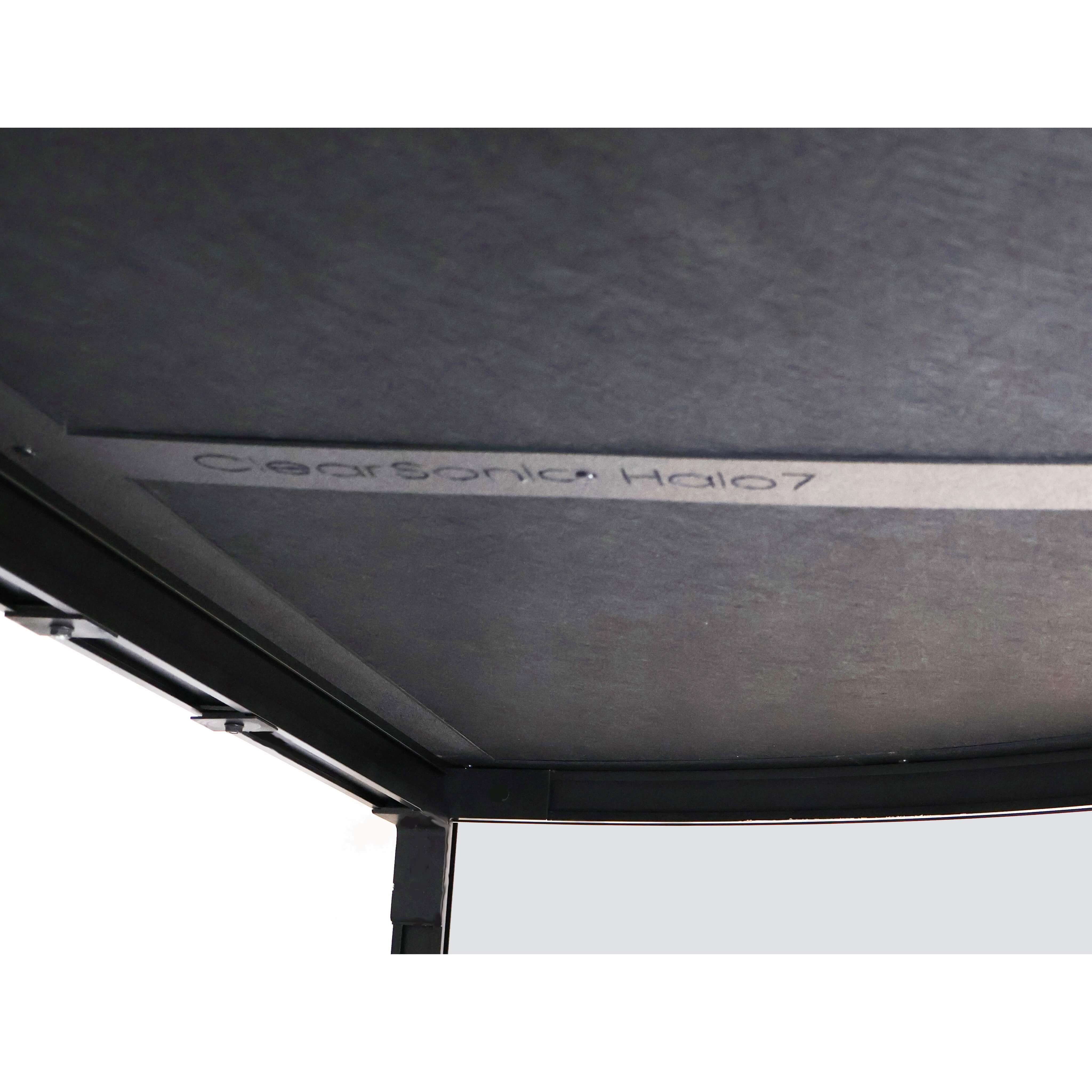 ClearSonic Halo7 Lid - sound absorbing roof, inside view
