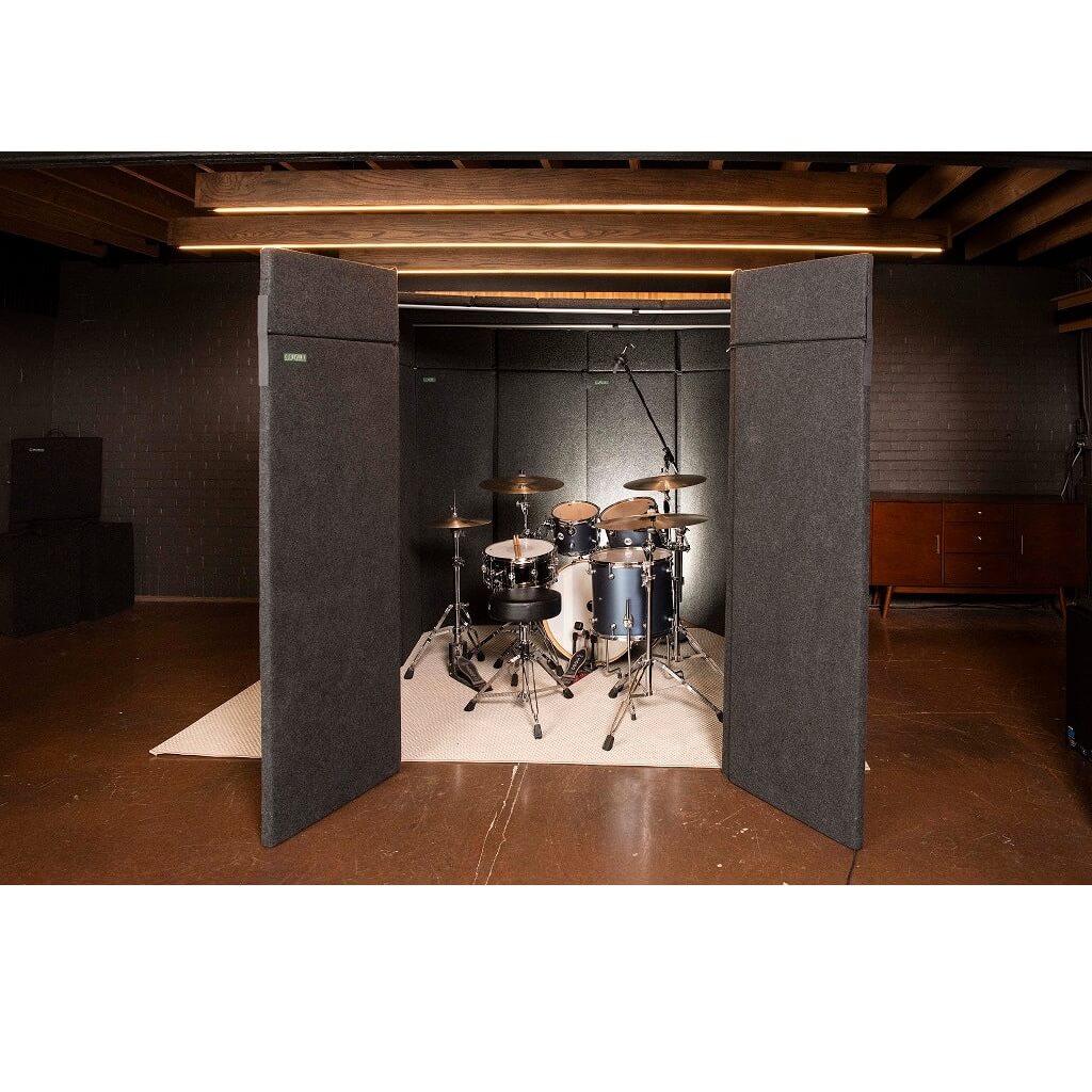 ClearSonic HPA - HomePac A Portable Soundproofing for Drums, with height extenders