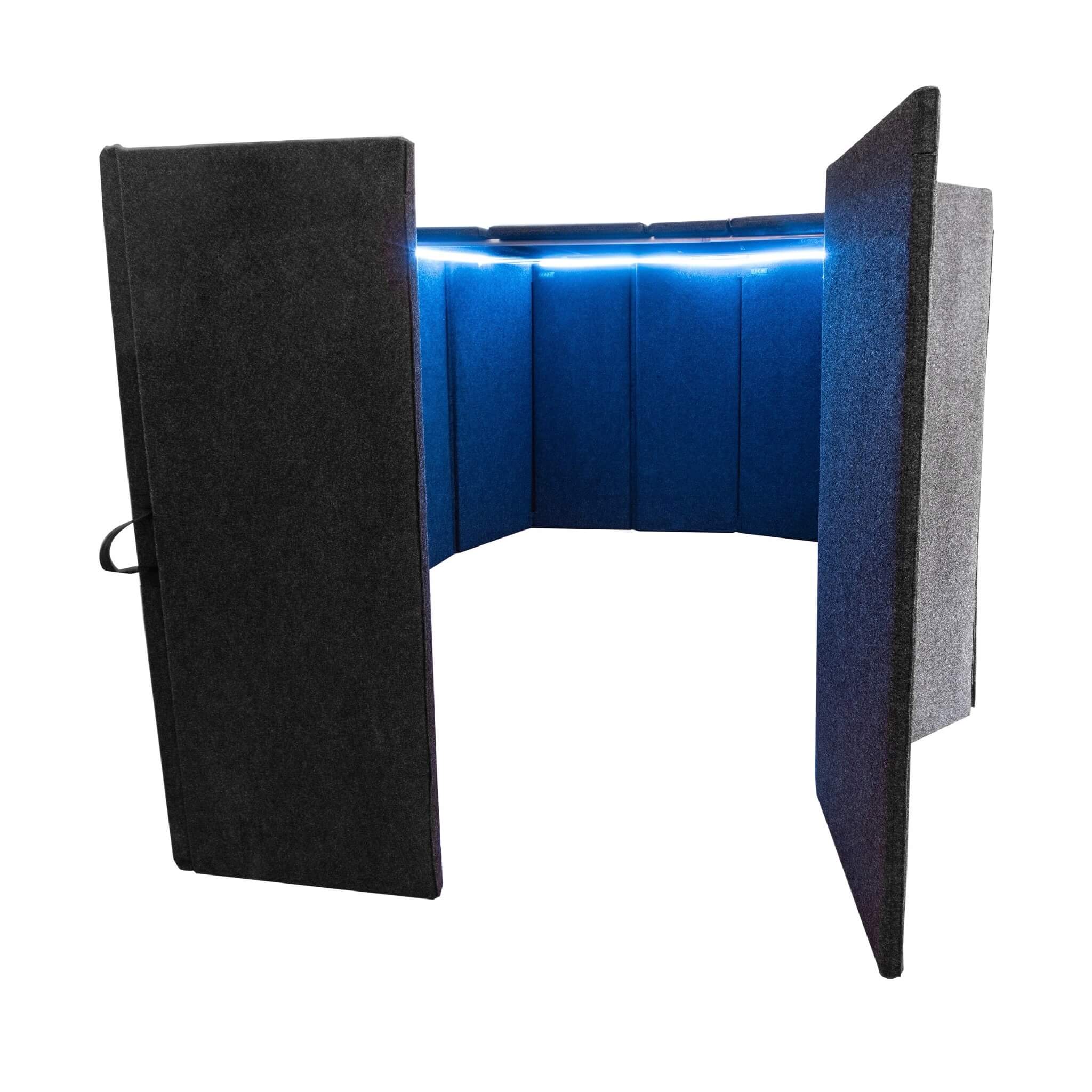 ClearSonic HPA - HomePac A Portable Soundproofing for Drums, with Lights