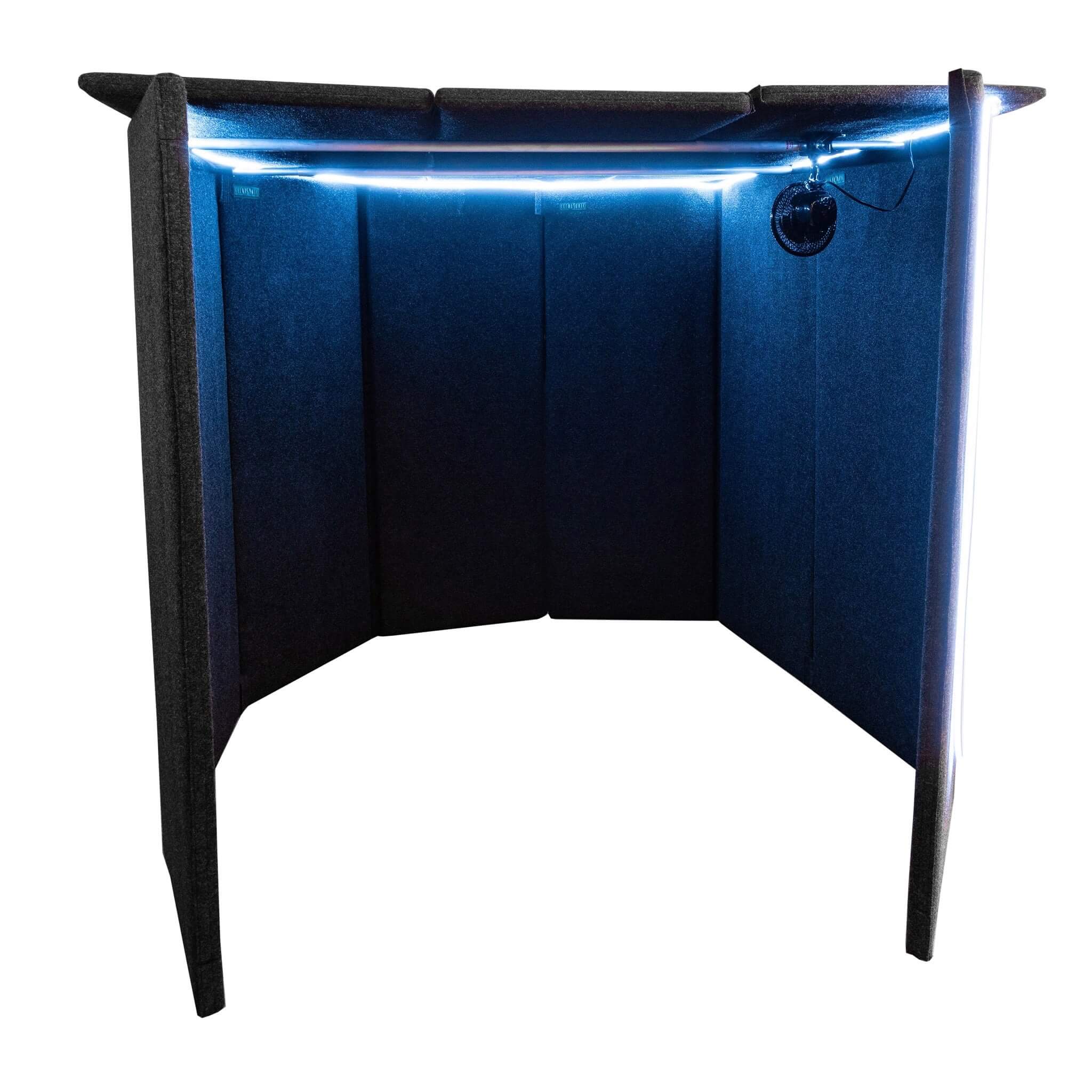 ClearSonic HPC - HomePac C Portable Soundproofing for Drums, with Lights