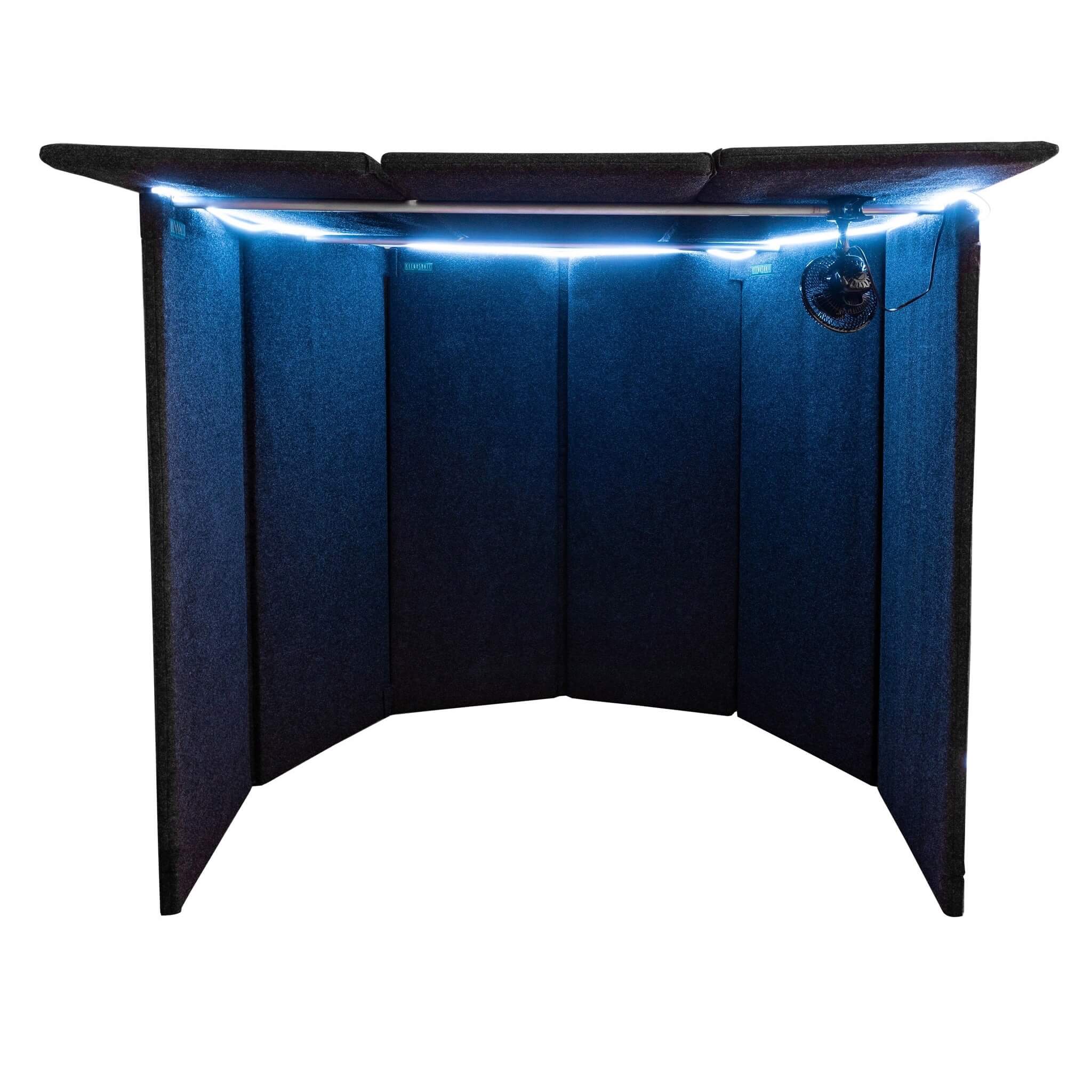 ClearSonic HPD - HomePac D Portable Soundproofing for Drums, with lights
